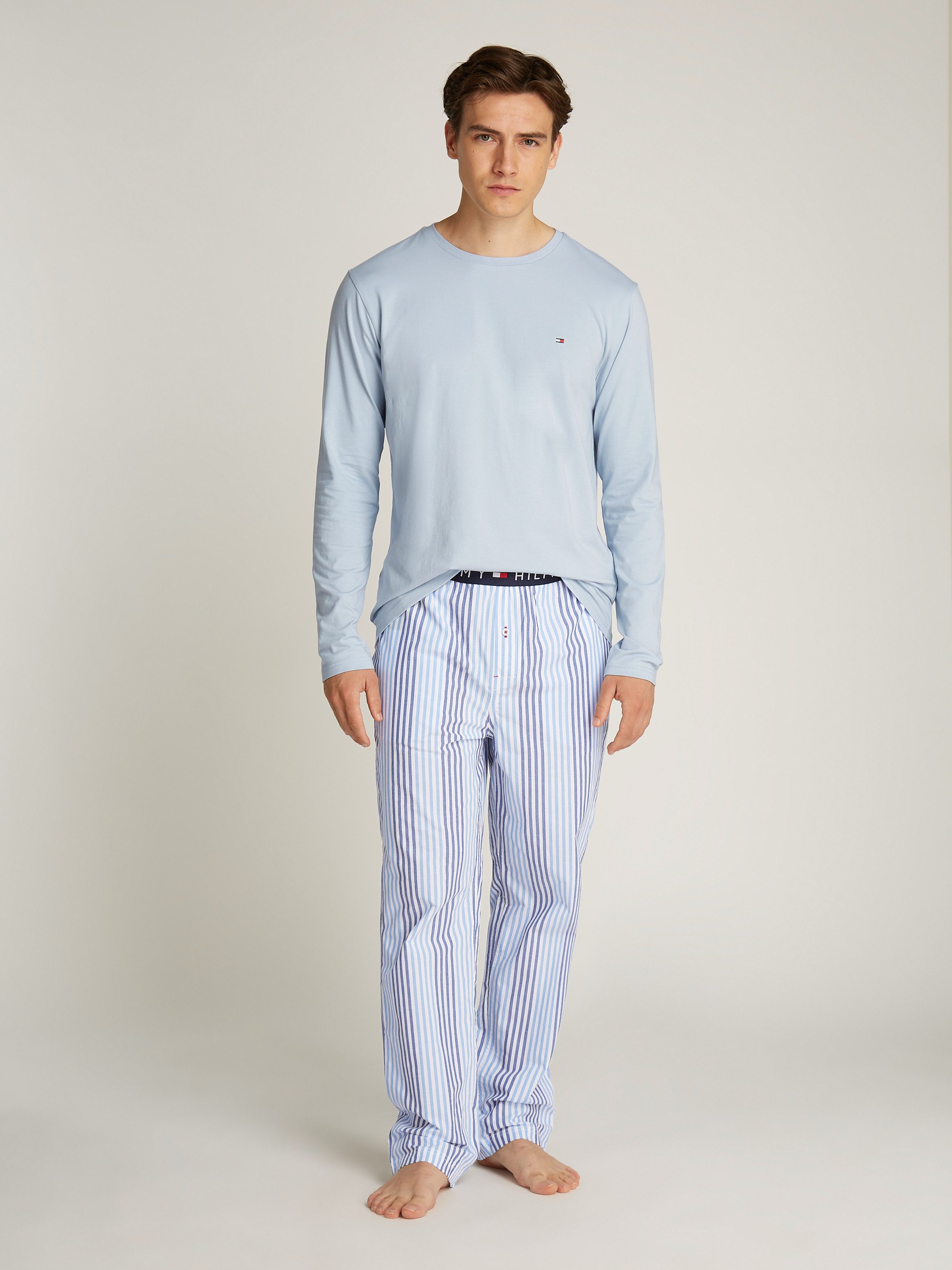 Tommy Hilfiger Underwear Pyjama LS PANT WOVEN SET PRINT (set, 2-delig, 2 stuks)