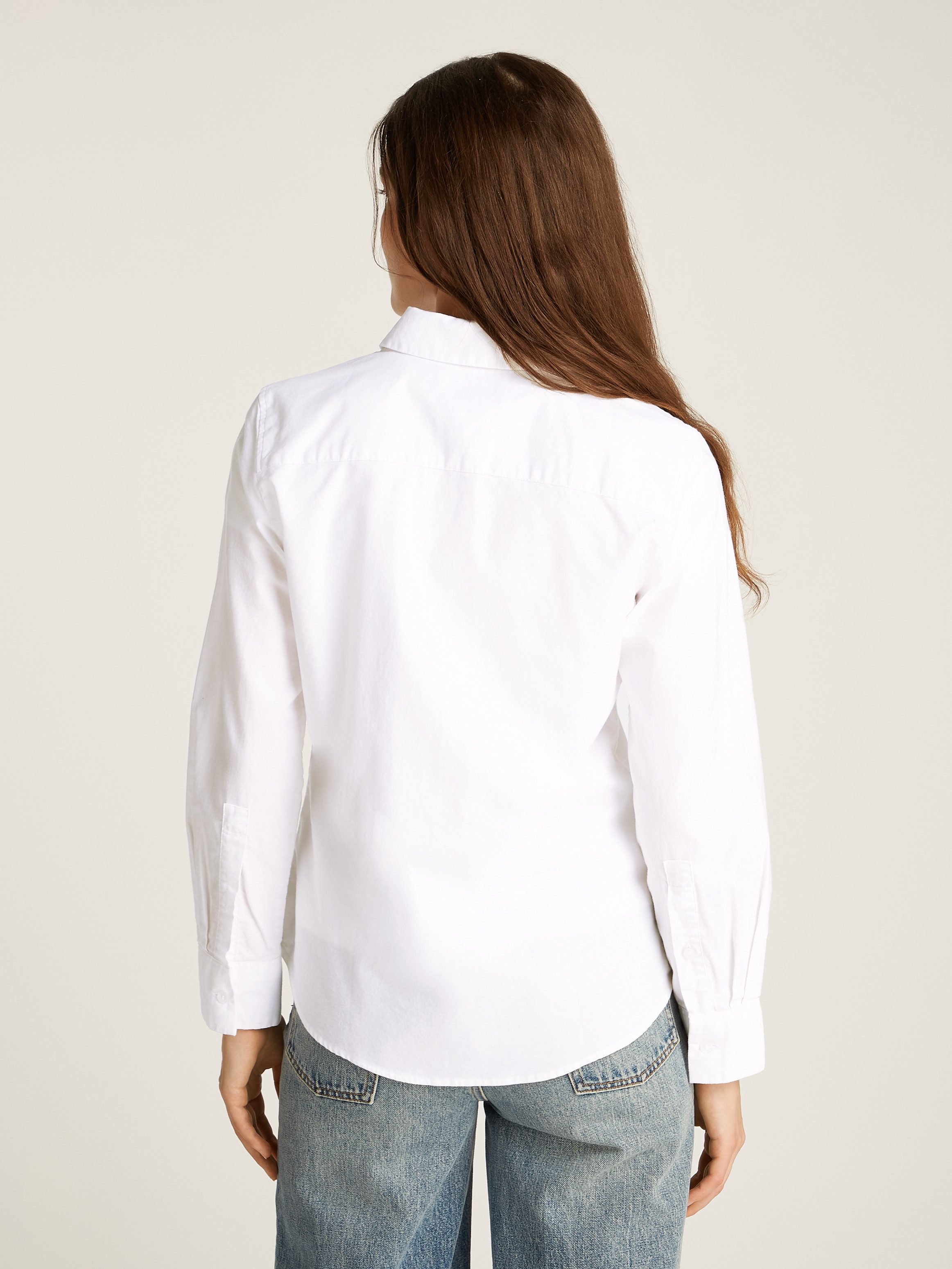 Tommy Hilfiger Overhemdblouse STRETCH OXFORD REGULAR SHIRT