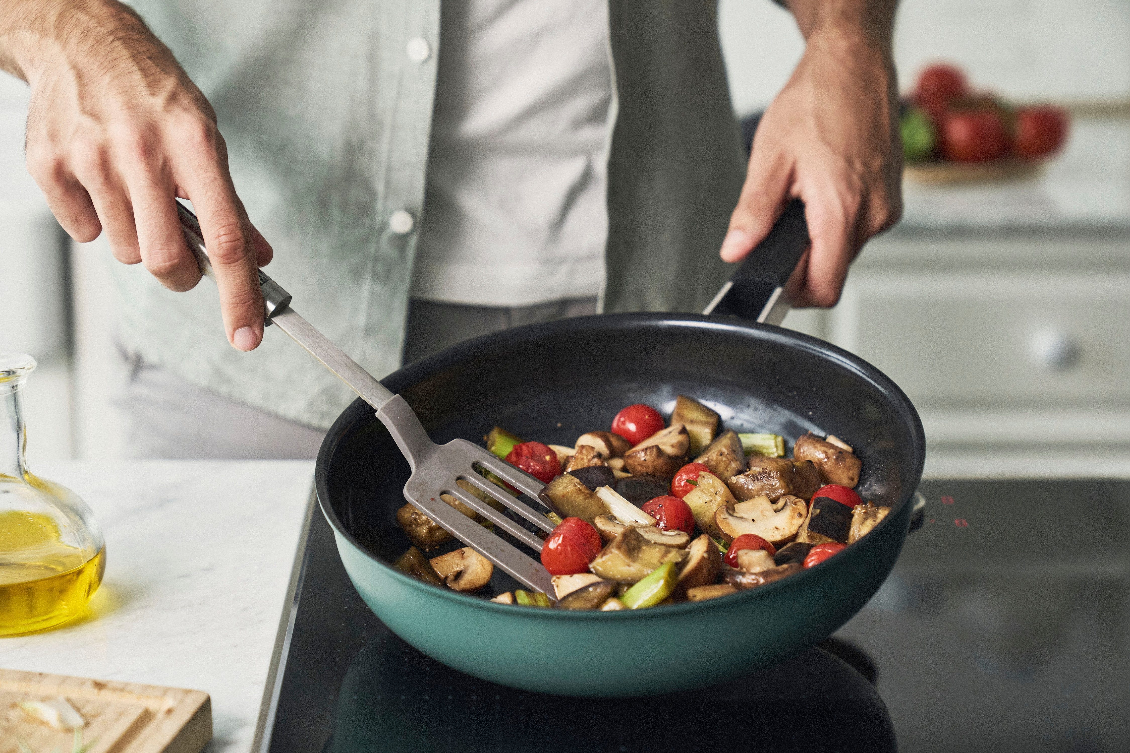 Zwilling Koekenpan Pure Keramische coating, Stay-Cool handgrepen, roestvrij staal (1-delig)