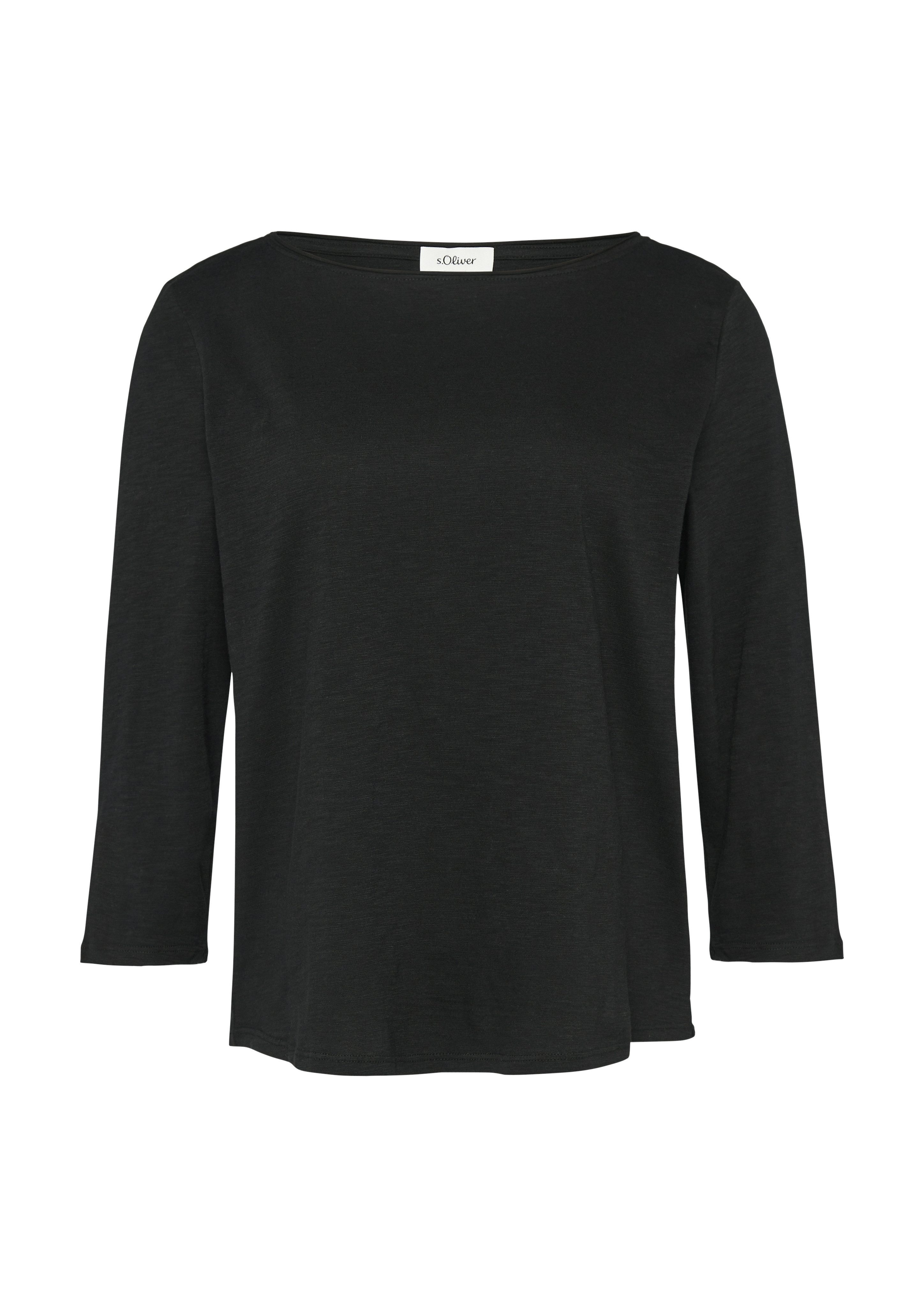 s.Oliver Shirt met lange mouwen van flammégaren