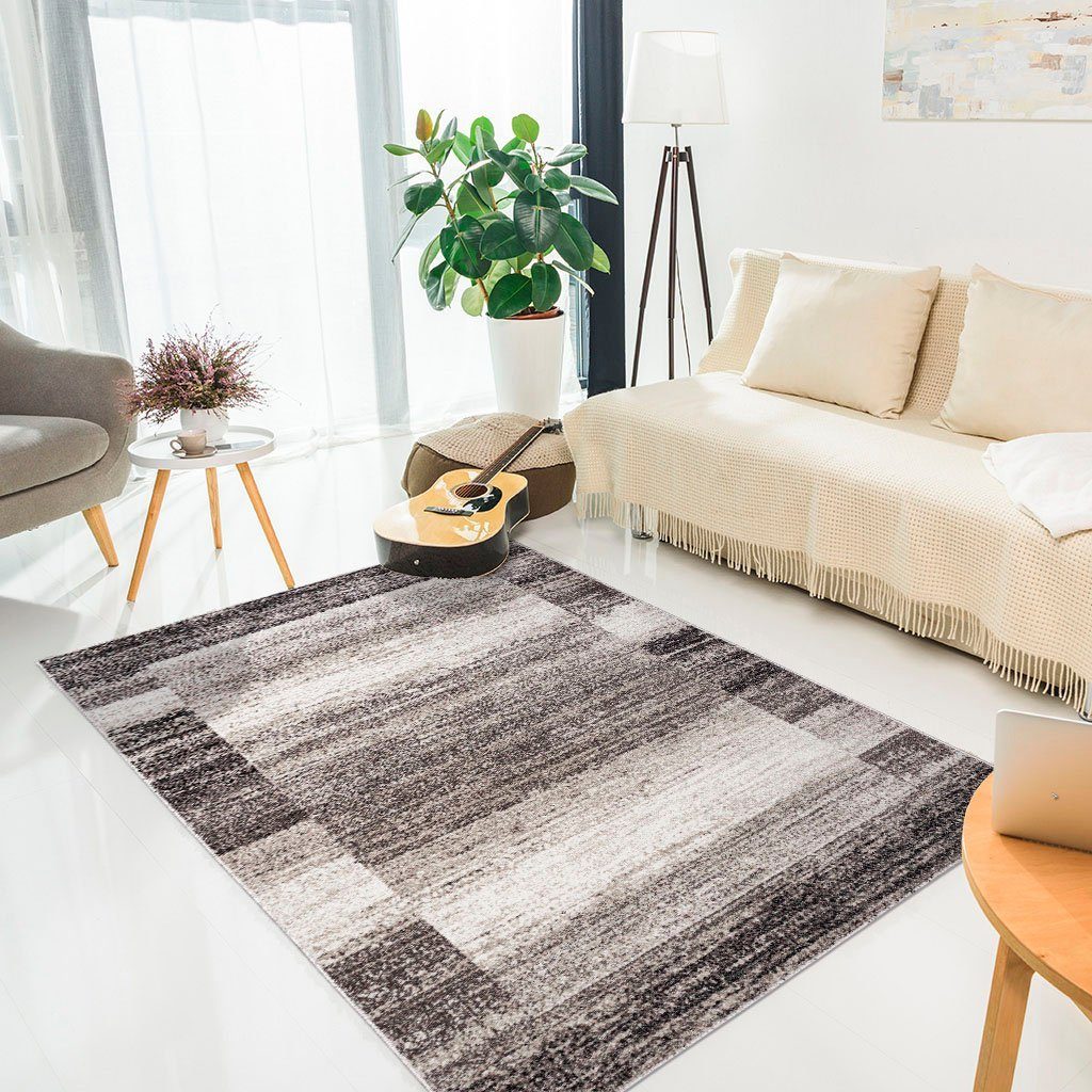 my home Vloerkleed Beldre met bijzonder zachte pool, kortpolig, modern ontwerp, met bies
