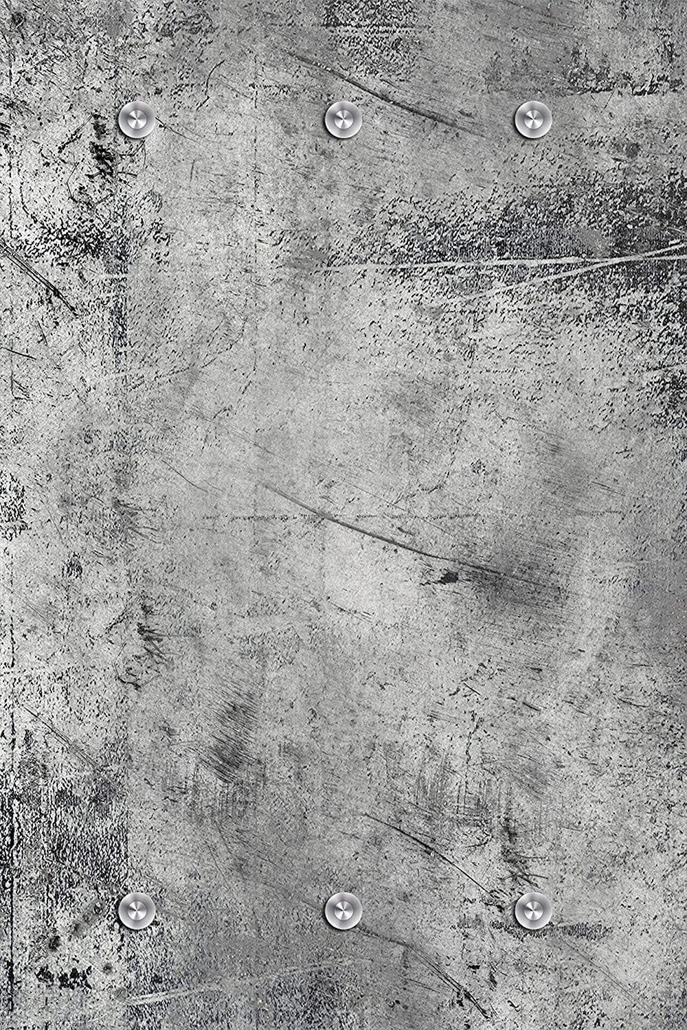 queence Kapstok Brushed Grey Wandkapstok, wisstechniek, betonlook, grijs, ruimtebesparend, modern