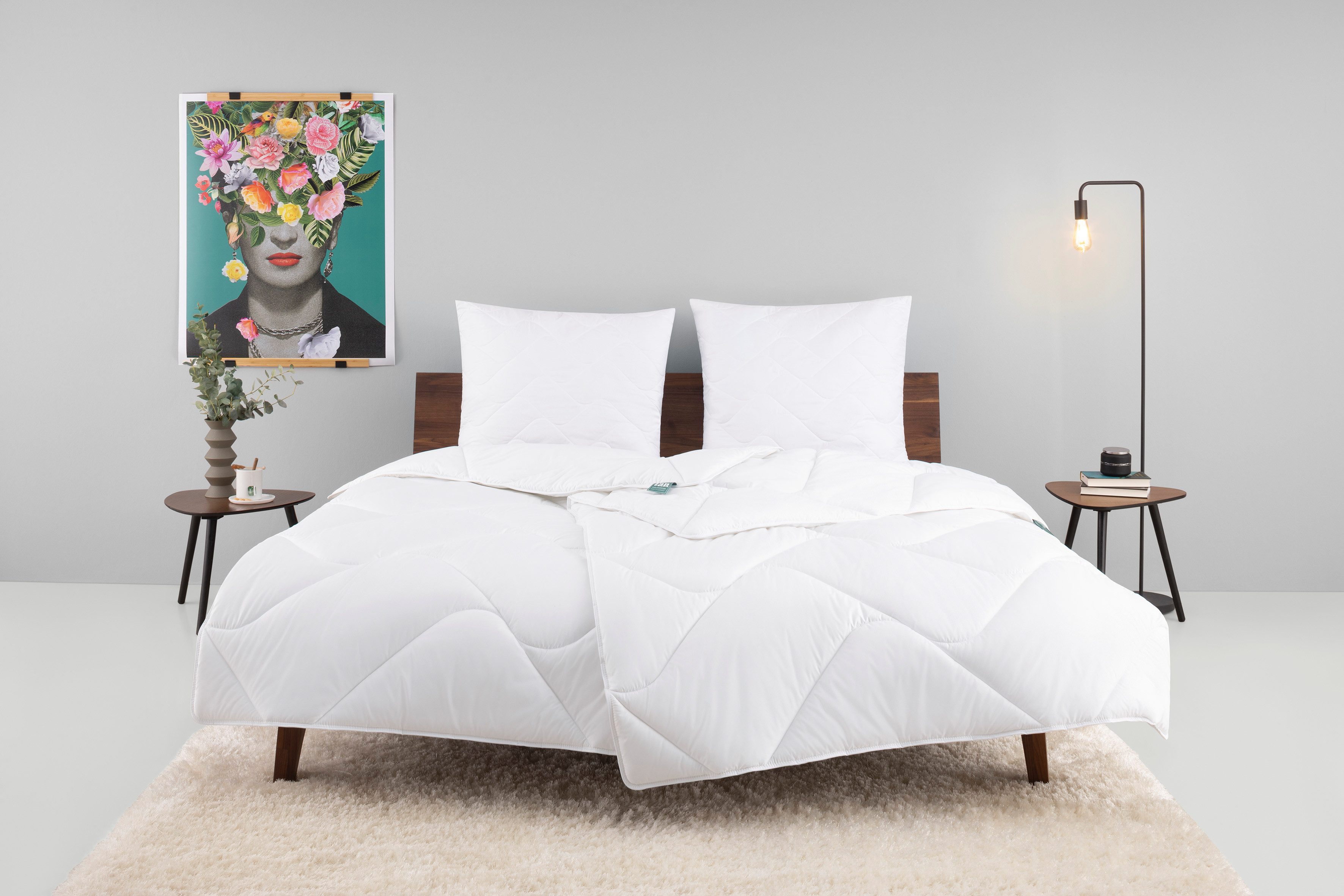 f.a.n. Frankenstolz Synthetisch dekbed + hoofdkussen Beddengoed in 135x200 cm, voor zomer of 4-seizoenen (voordeelset)