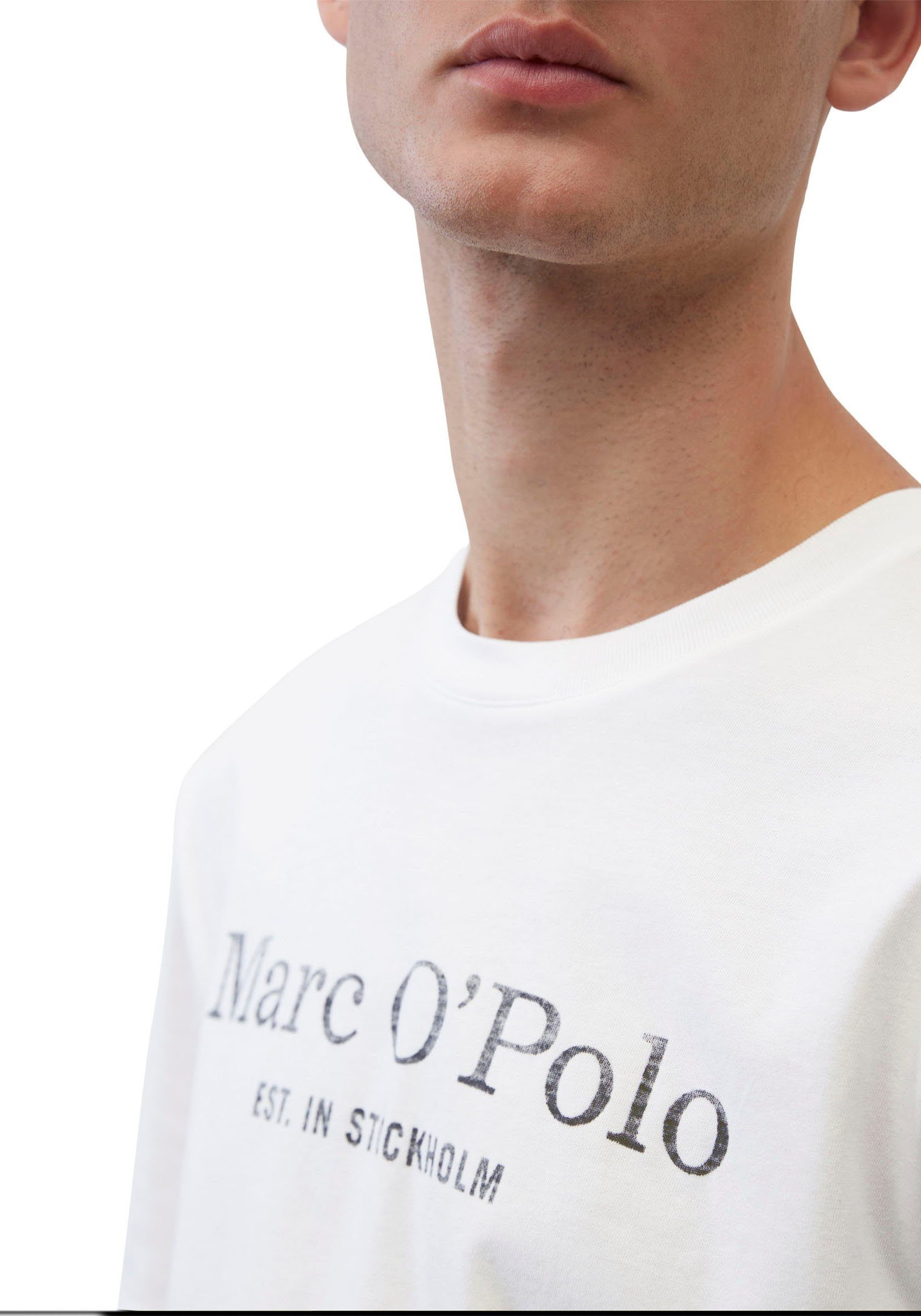 Marc O'Polo T-shirt klassiek logo t-shirt