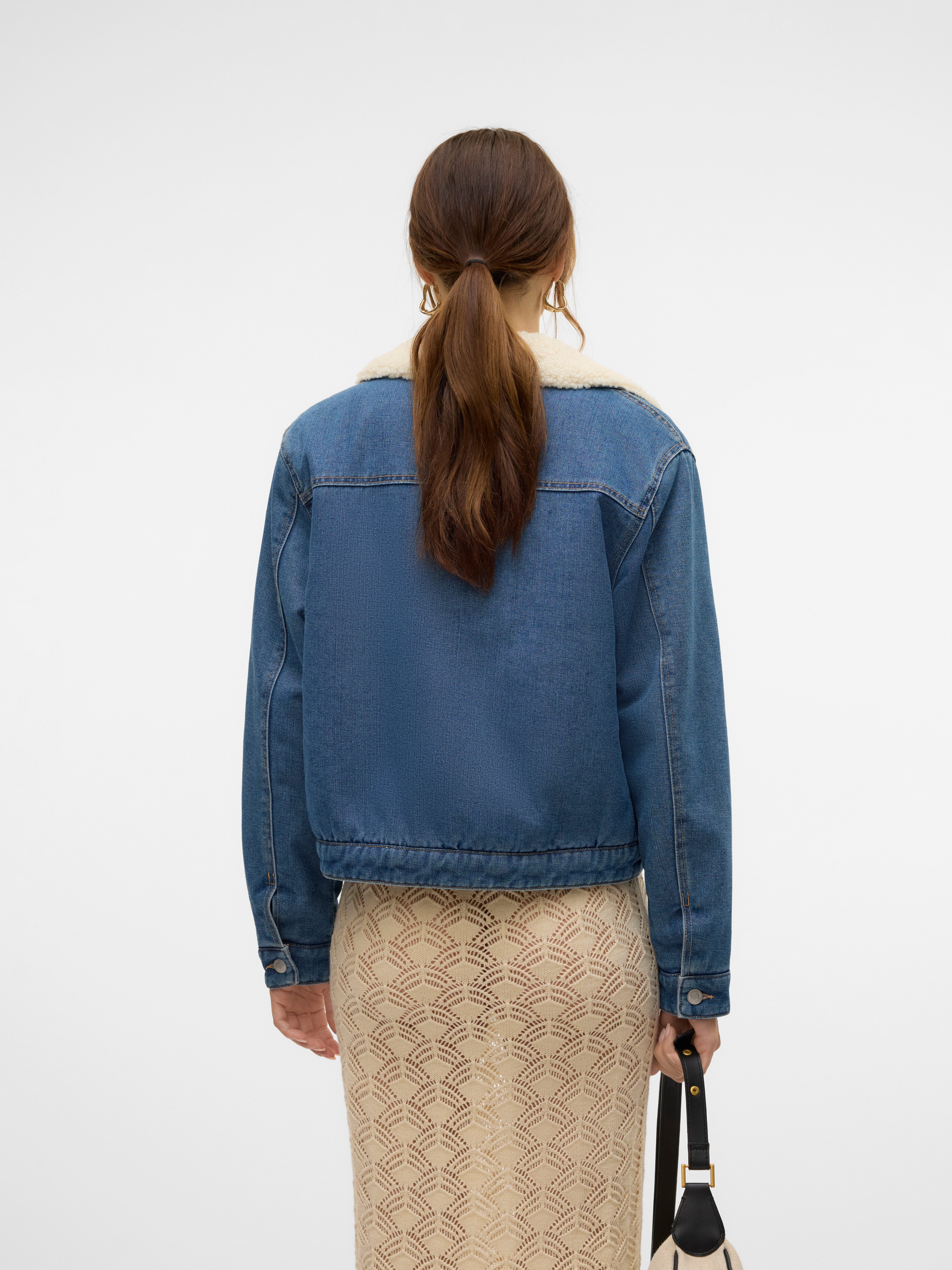 Vero Moda Jeansjack VMGISLA LS TEDDY DNM JACKET GU3280