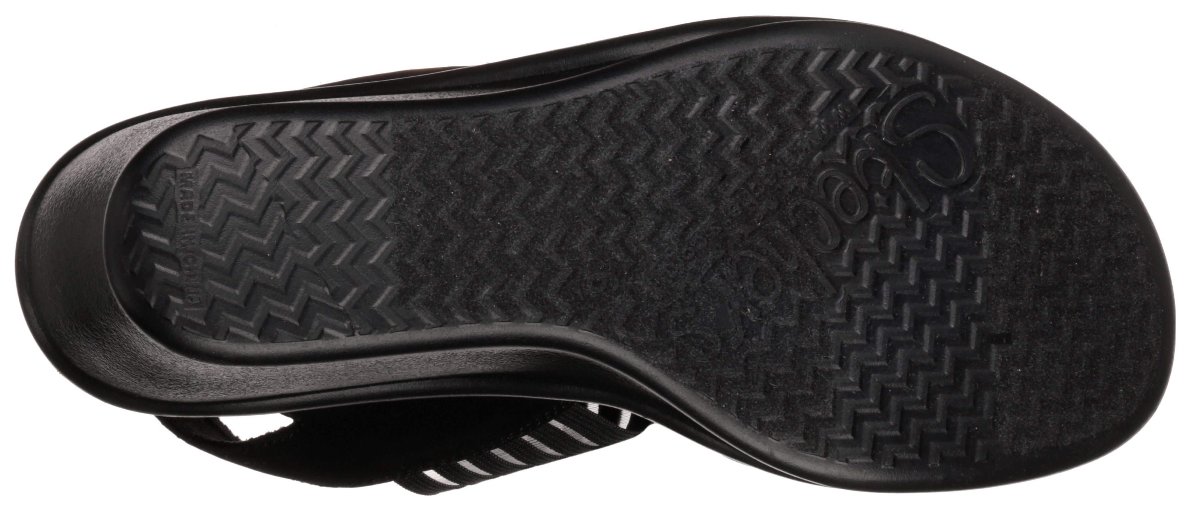 Skechers Sleehaksandaaltjes RUMBLERS-SOLAR BURST , zomerschoen, sandaal, sleehak, met memory foam