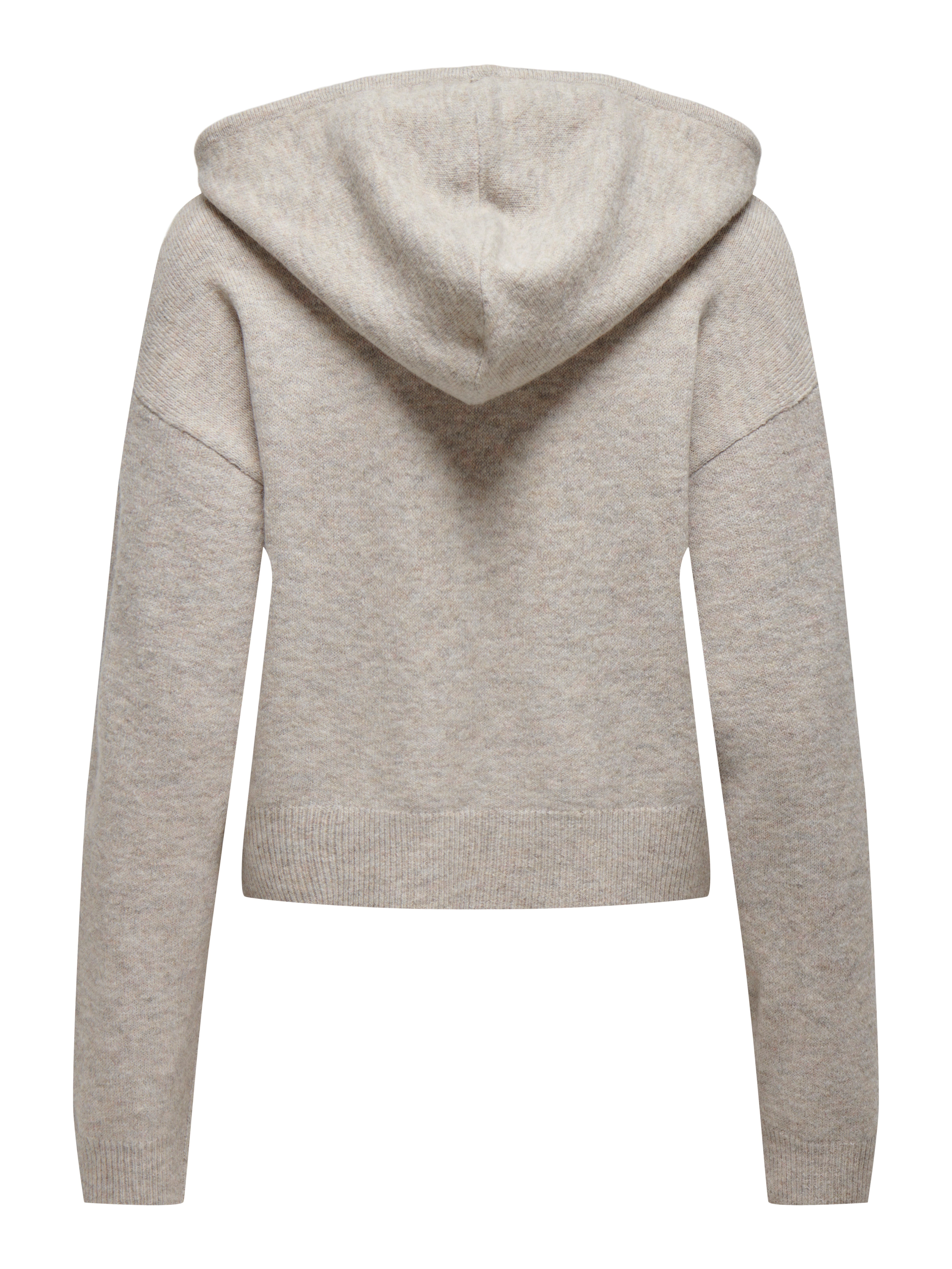JDY Capuchontrui JDYRUE LIFE L/S SHORT HOOD PUL KNT NOOS