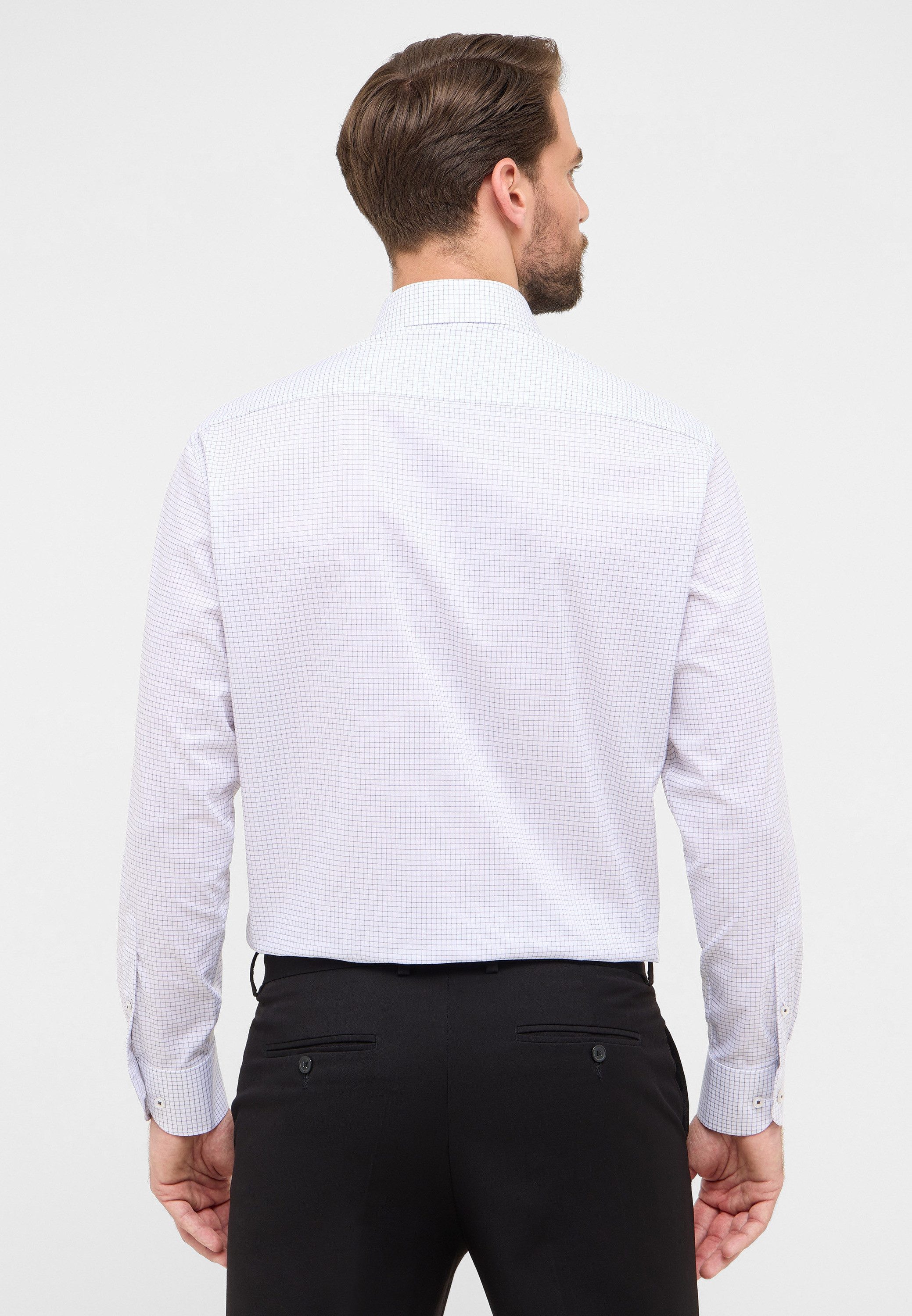 Eterna Overhemd met lange mouwen Comfort fit NON IRON (strijkvrij)