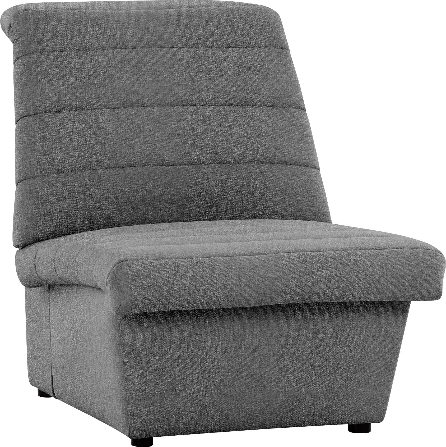 LOOKS BY WOLFGANG JOOP Fauteuil LOOKS VIII Breedtestiksels, zonder armleuningen, in twee verschillende afmetingen