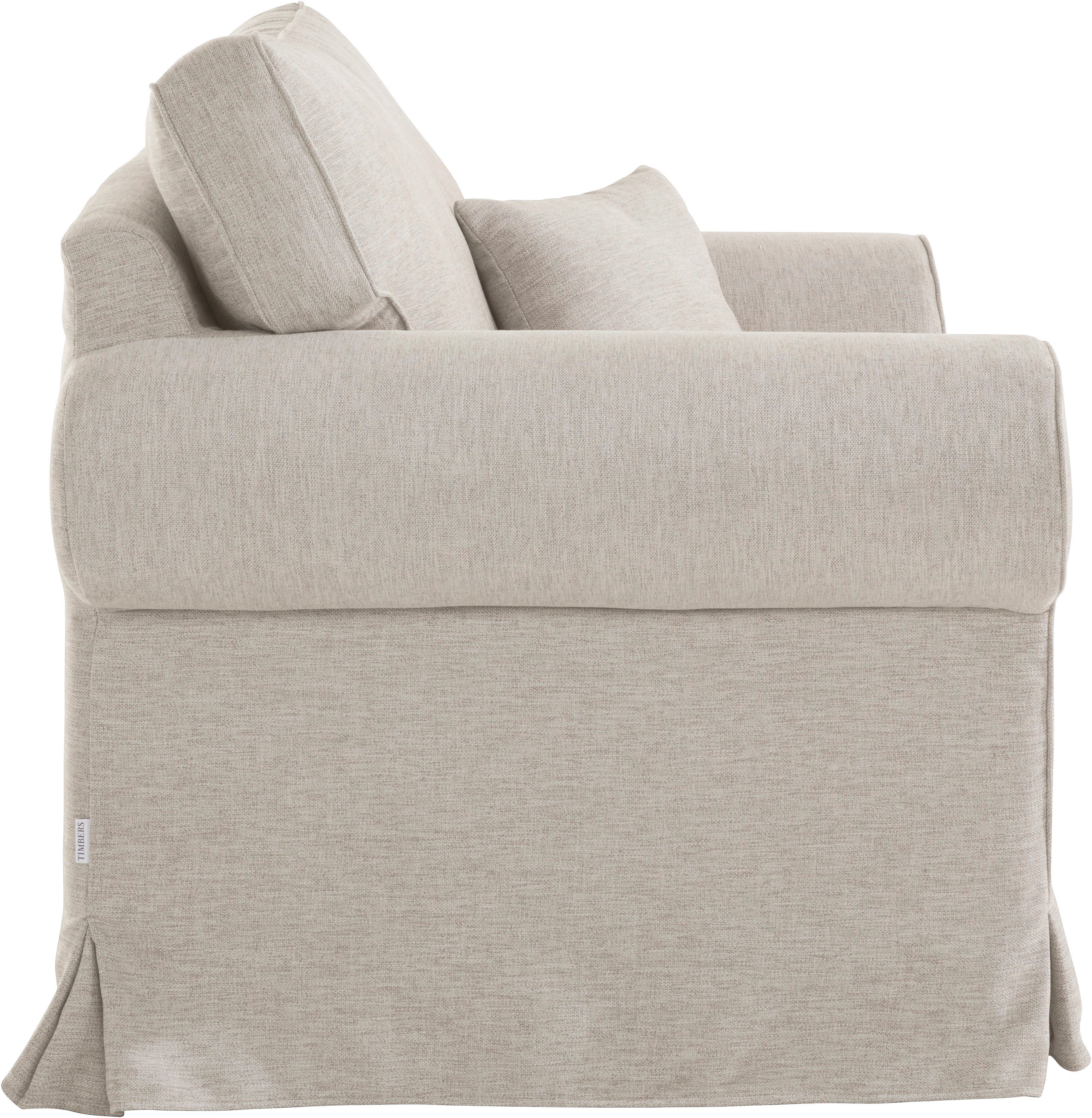 Home affaire Fauteuil Shadmoor Hoezen-look, in uni of met bloemenprint, passend bij de Shadmoor-serie