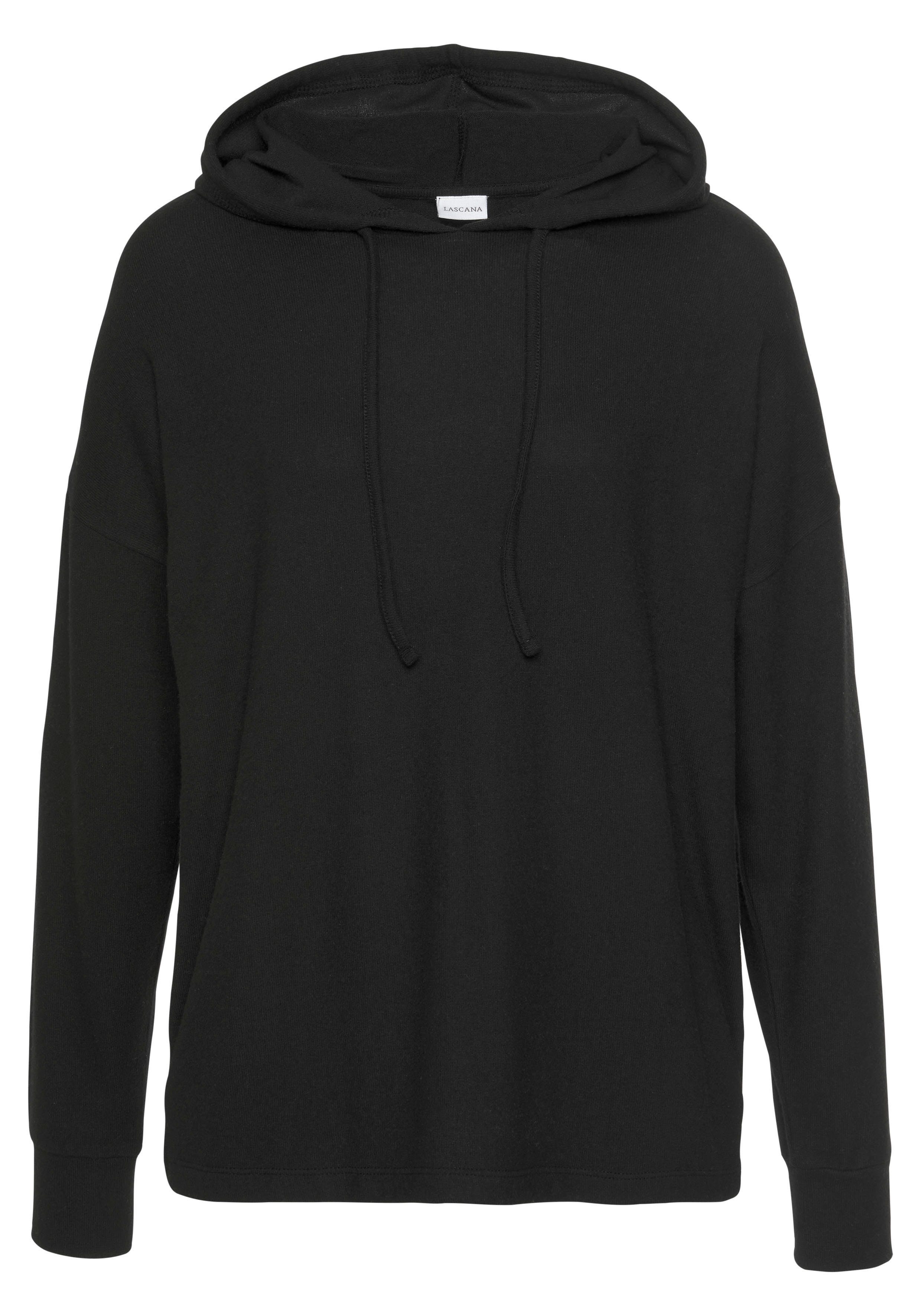 Lascana Capuchontrui Loungetop in casual vorm, loungewear