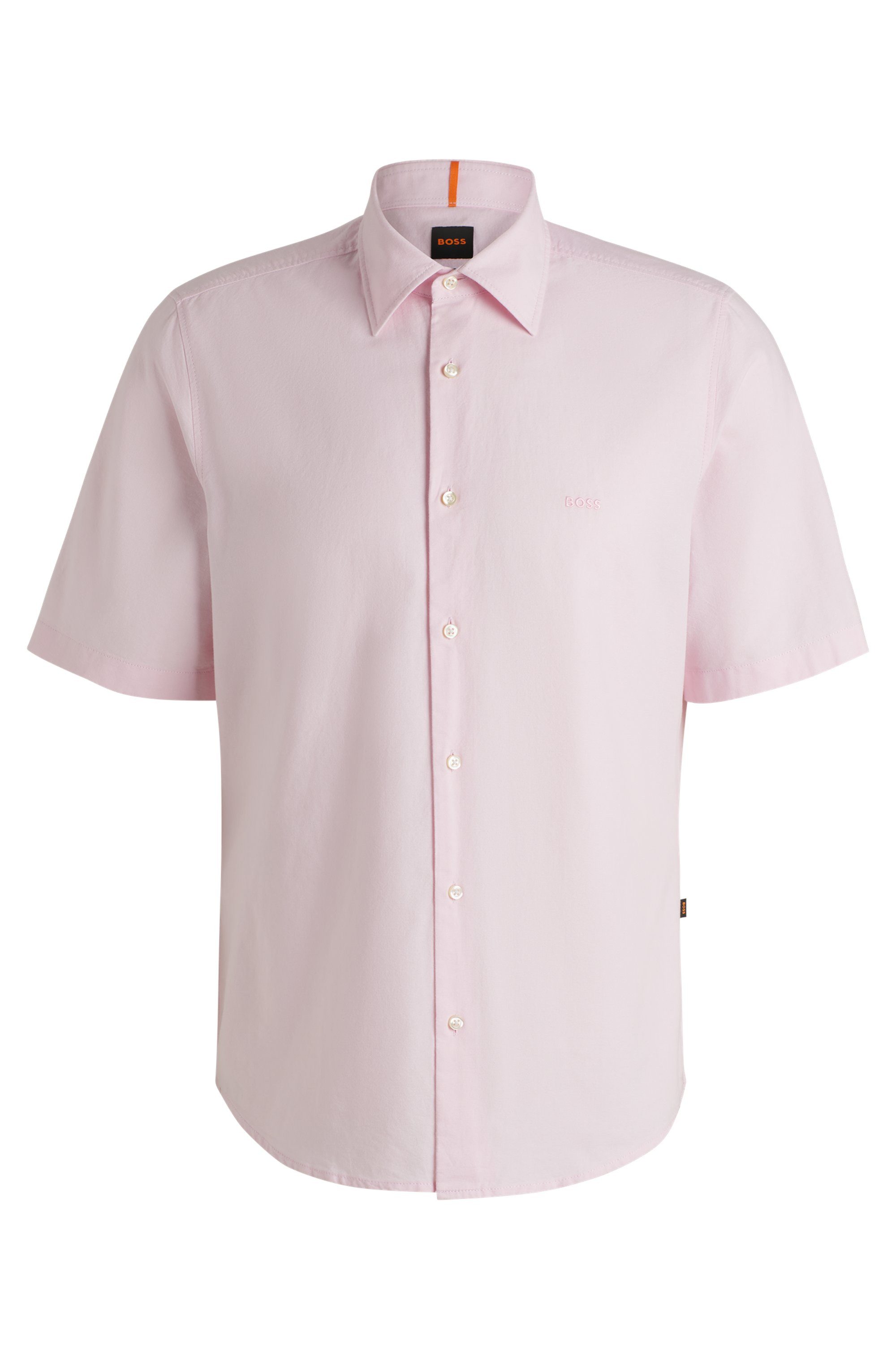 Boss Orange Overhemd met korte mouwen Rash met tonale logo