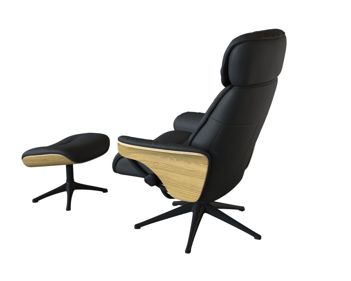FLEXLUX Relaxfauteuil Aarhus, functionele stoel, gestoffeerde stoel, armleuningen, TV-fauteuil