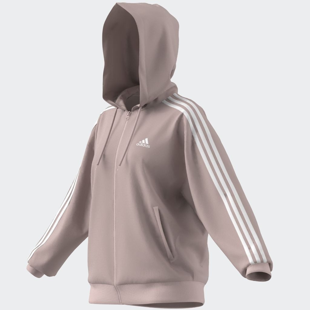 adidas Sportswear Capuchonsweatvest W 3S FT FZ O HD (1-delig)