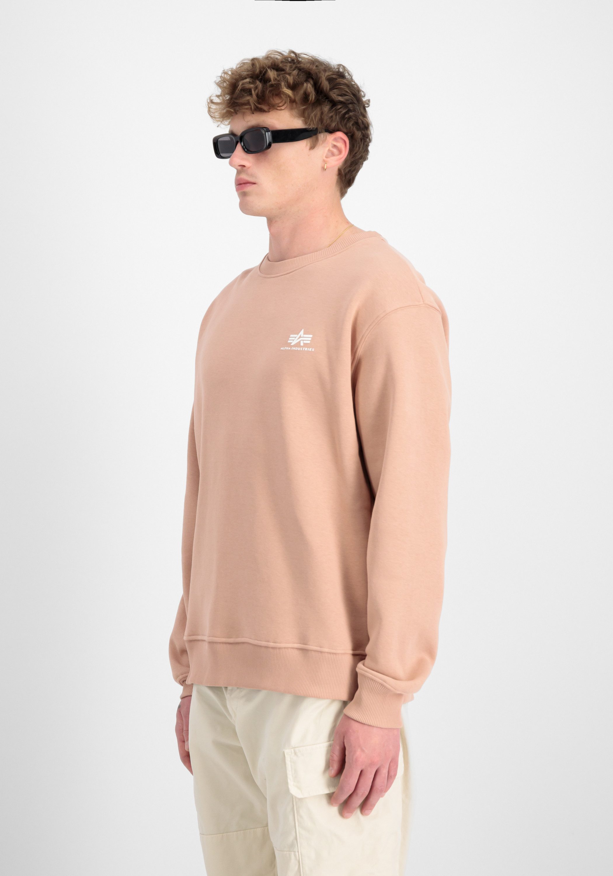 Alpha Industries Sweater Alpha Industries Men - Sweatshirts Basic Sweater Small Logo