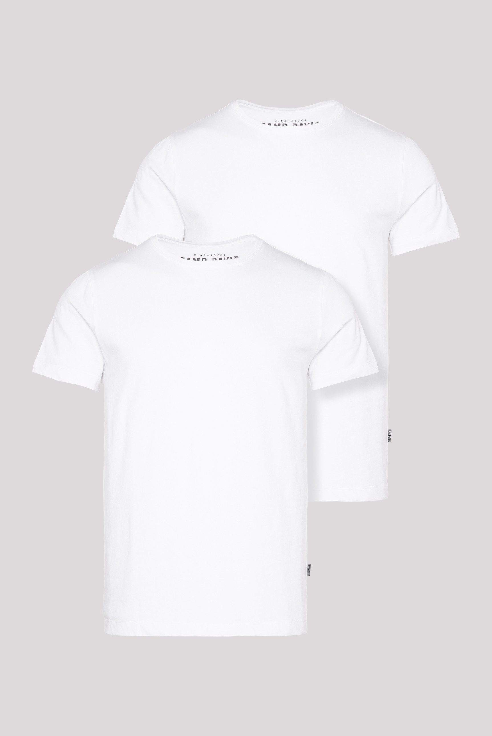 CAMP DAVID T-shirt in 2-pack met ronde hals