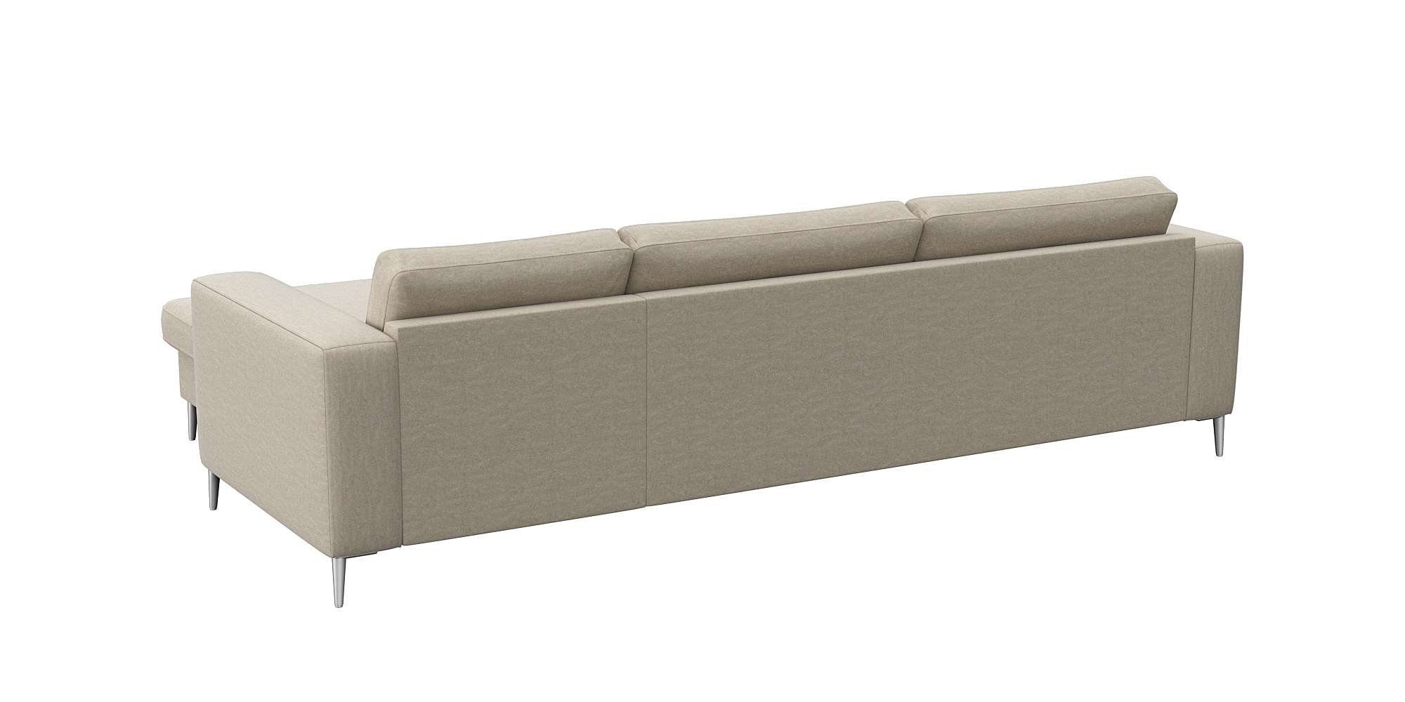 FLEXLUX Hoekbank Fiore, super zitcomfort door koudschuim in de zitting, L-vorm