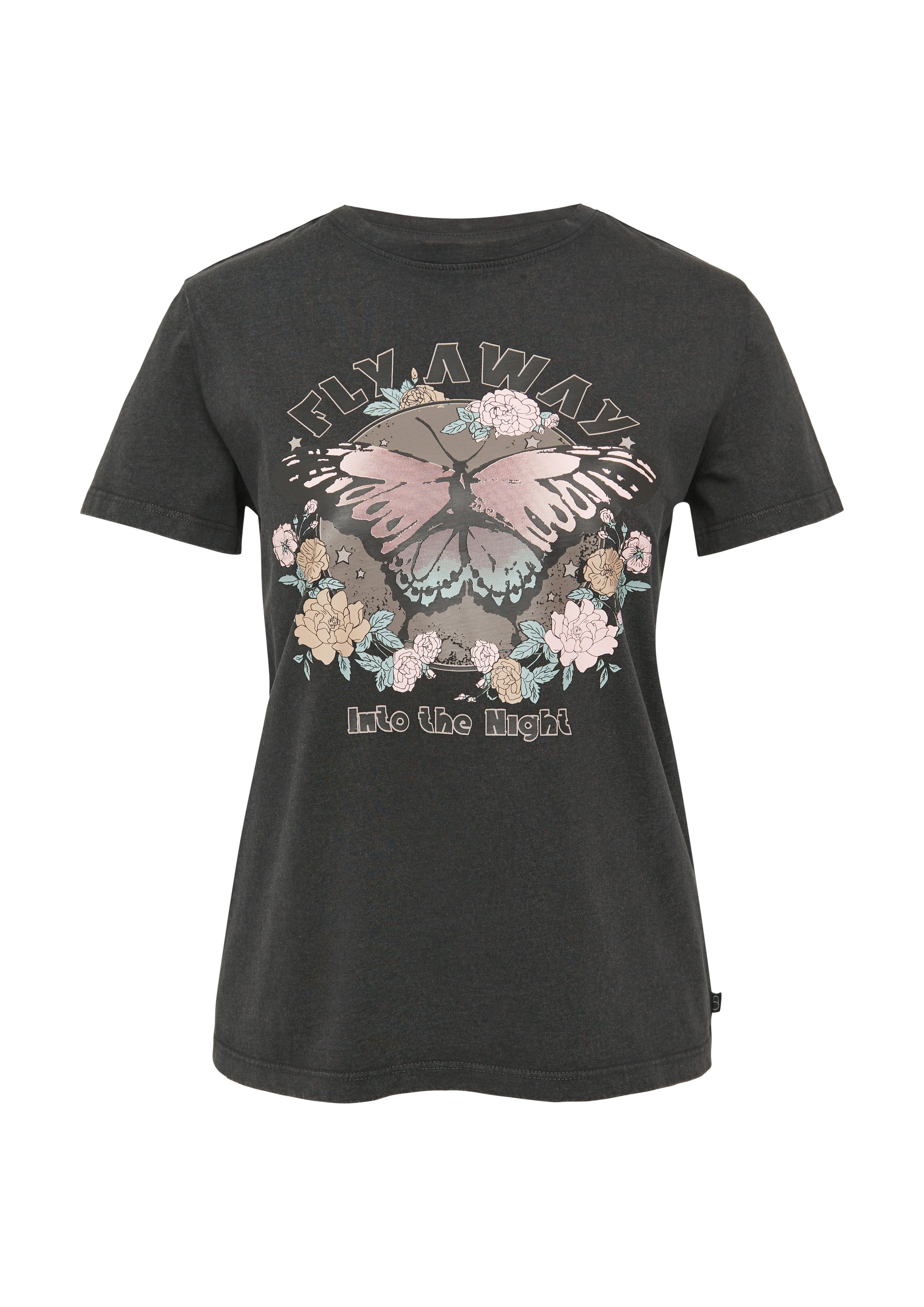 Q/S designed by T-shirt met print