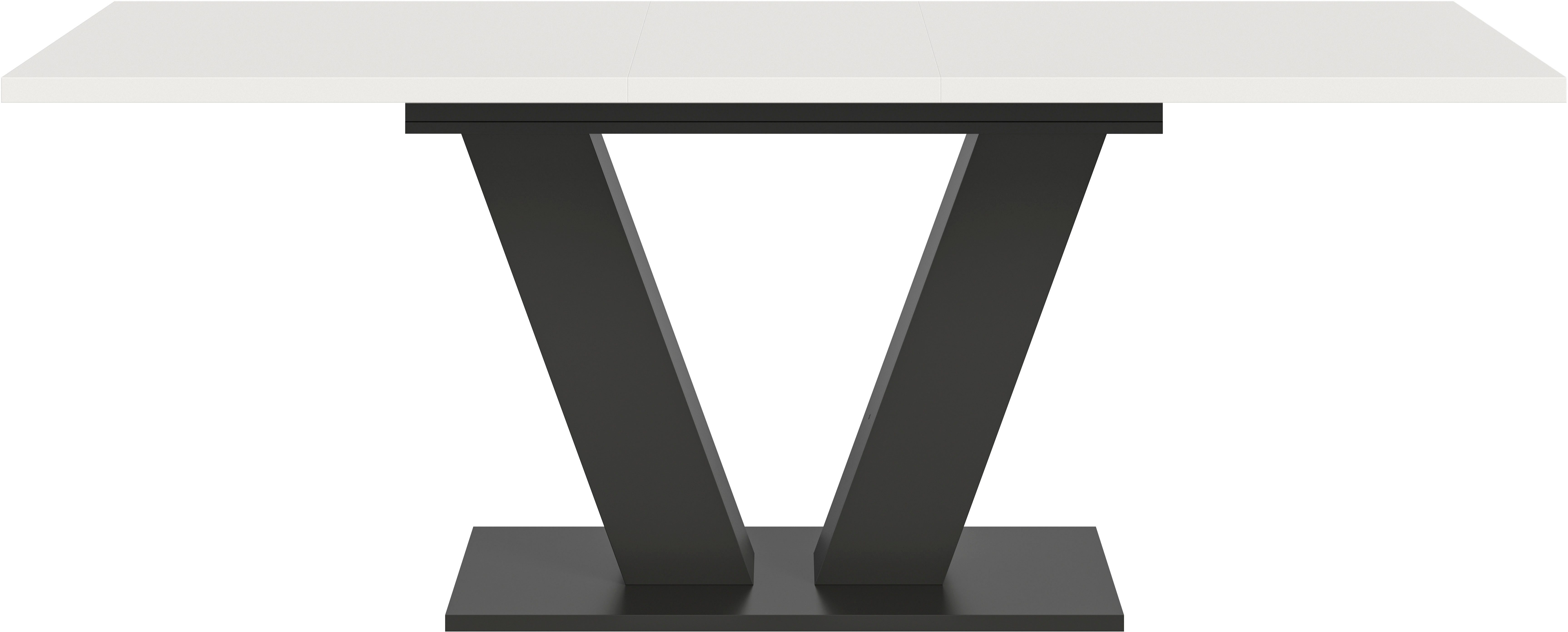 INOSIGN Eettafel Motus, uitschuifbaar 150 - 190 cm, inclusief 40 cm inlegplaat