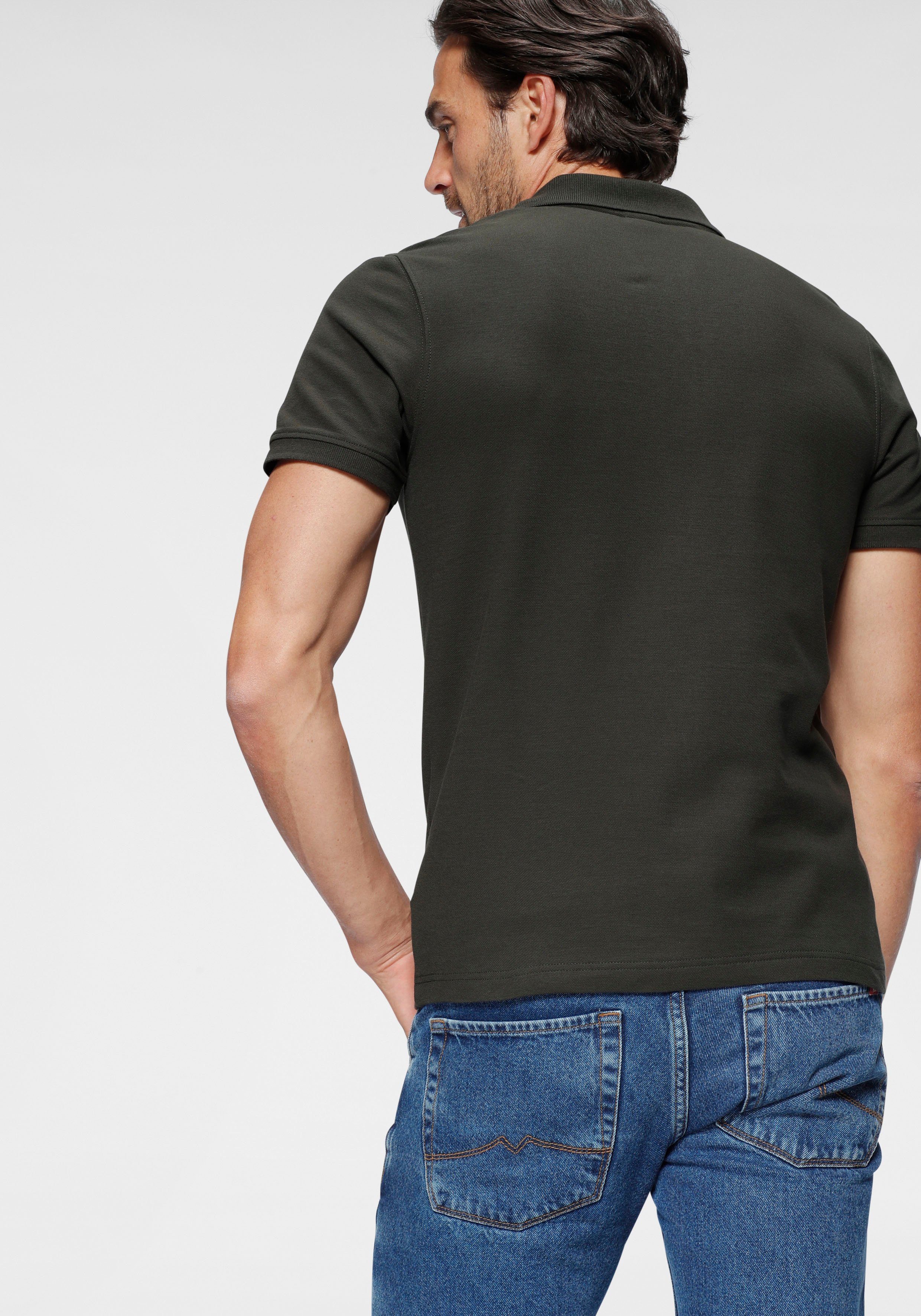 KangaROOS Poloshirt Korte mouwen, met polokraag, van piqué-stof, van 100% katoen
