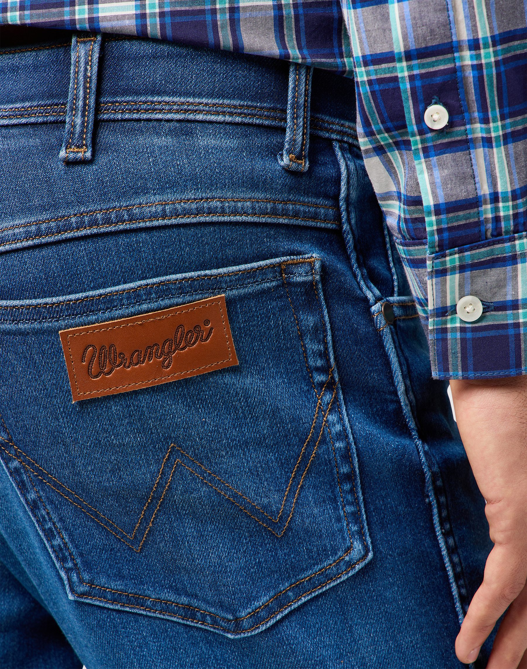 Wrangler Straight jeans TEXAS FREE TO STRETCH Vrij om te rekken materiaal