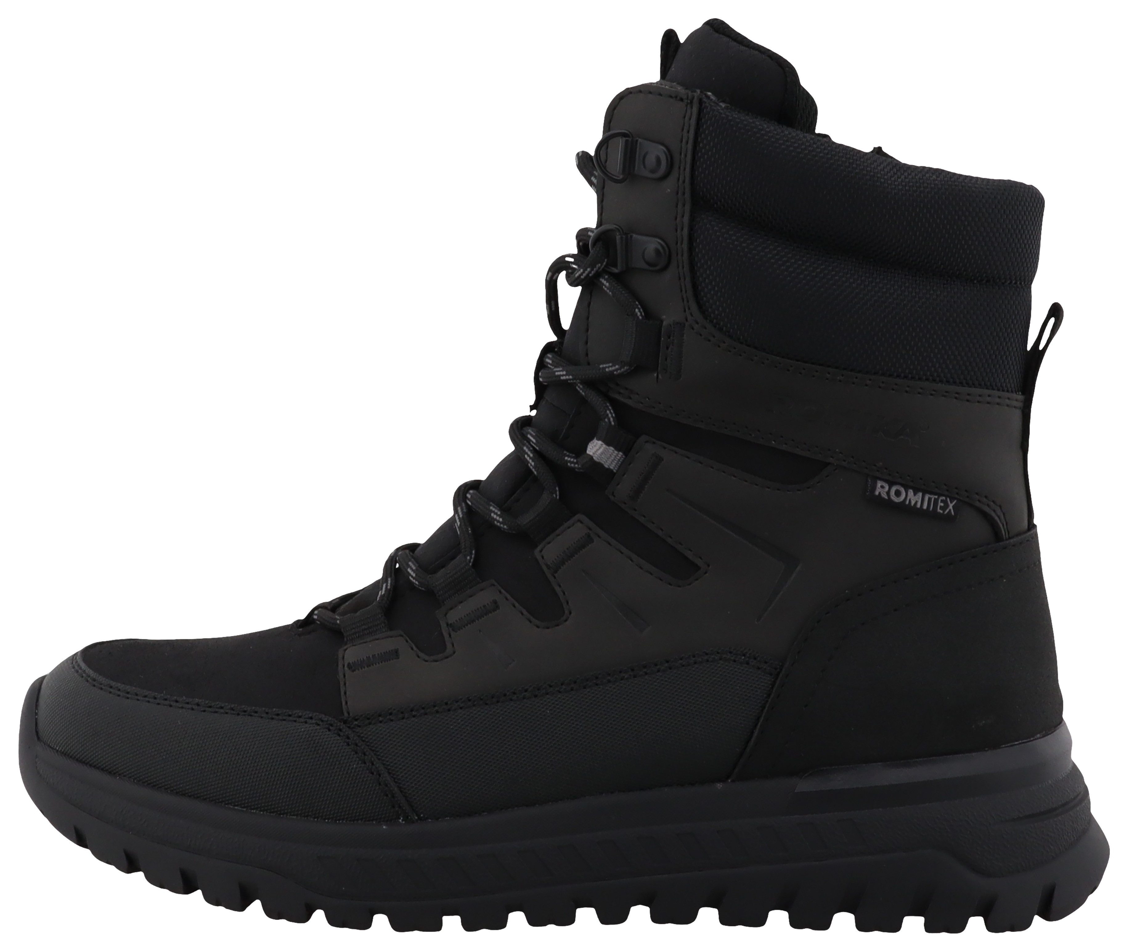 Romika Winterlaarzen Sleehak, veterschoenen, outdoorschoen met binnenrits