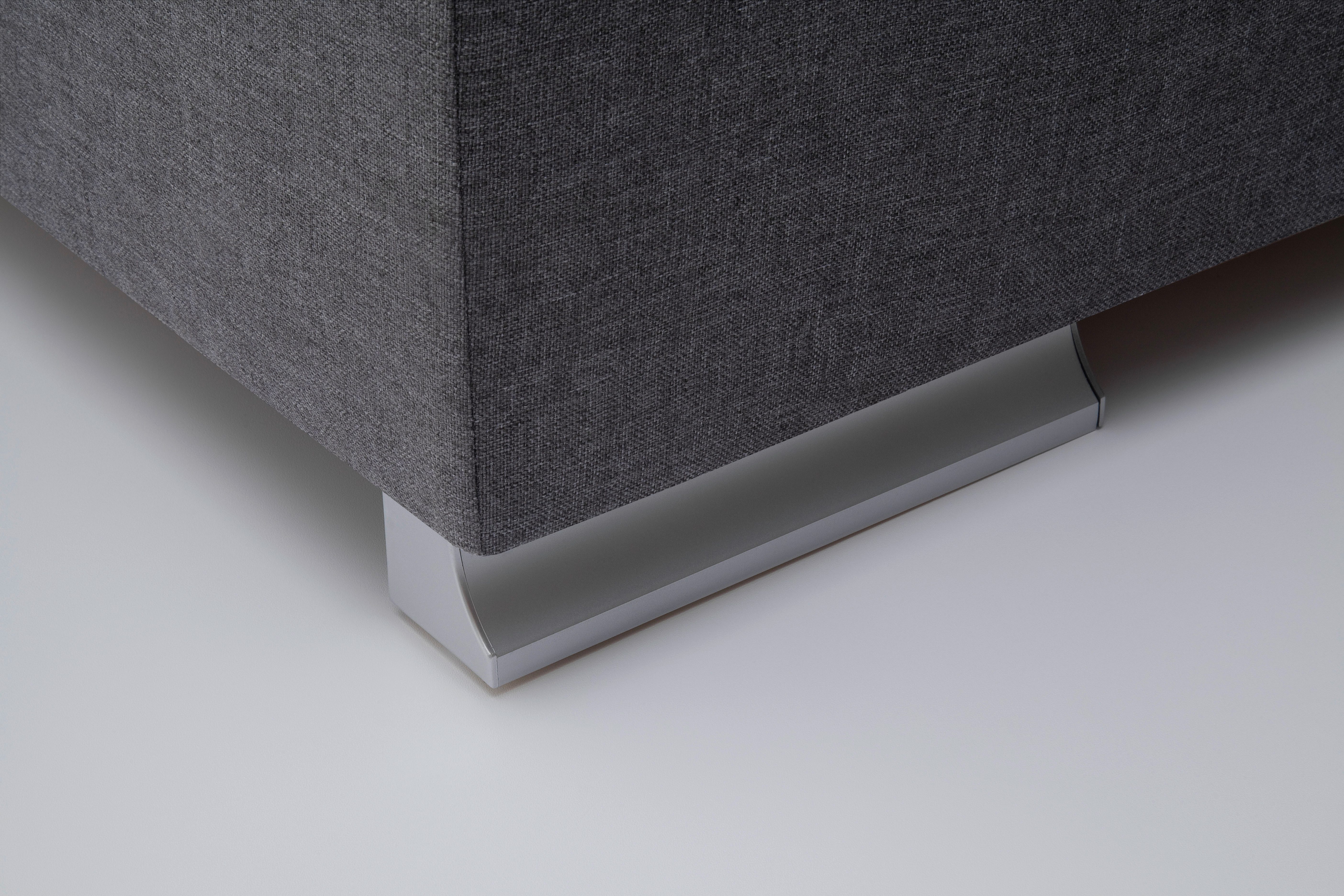 meise.möbel Boxspring Las Vegas Voeten en hoofdbord met ledverlichting, met bedkist en topmatras