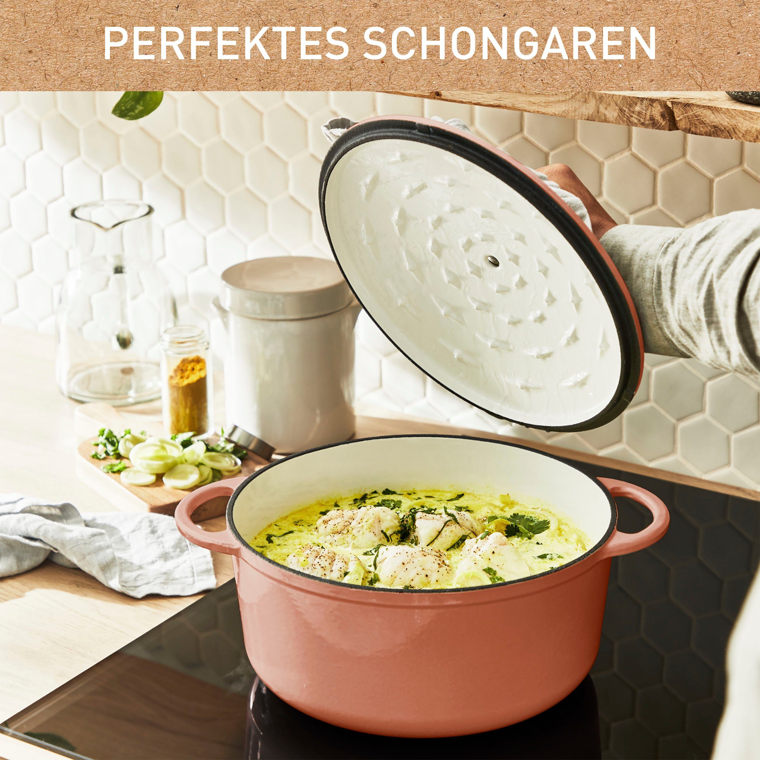 Tefal Kookpan LOV milieuvriendelijk, onschadelijke pigmenten, langzaam garen, ø 25 cm, inductie (1-delig)