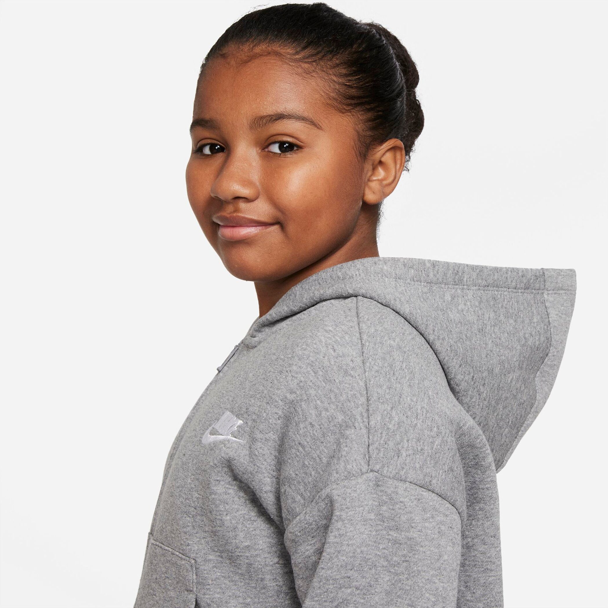 Nike Sportswear Capuchonsweatvest Club Fleece Big Kids' (Girls') Full-Zip Hoodie