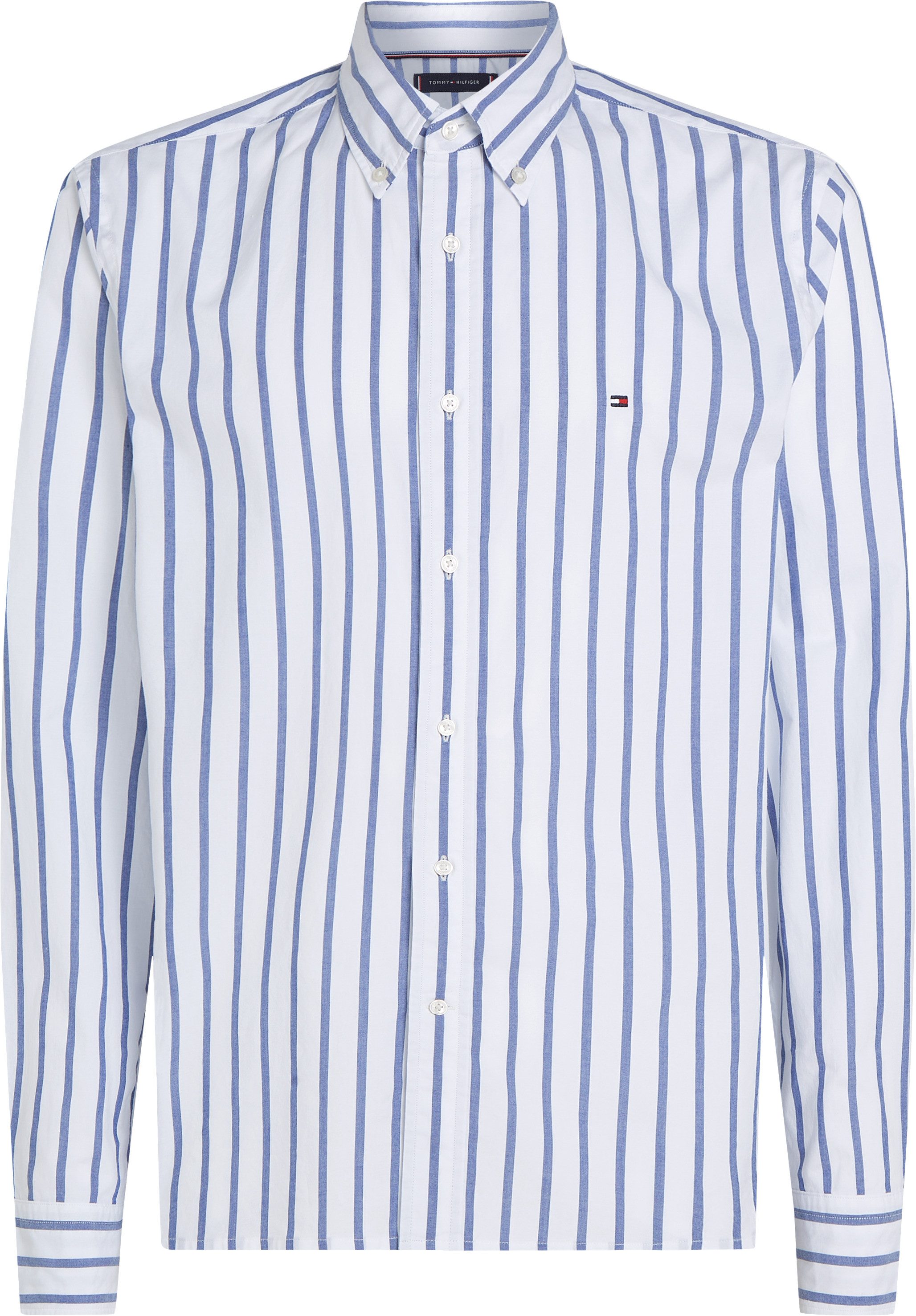 Tommy Hilfiger Businessoverhemd FLEX POPLIN NAUTICAL STP SHIRT