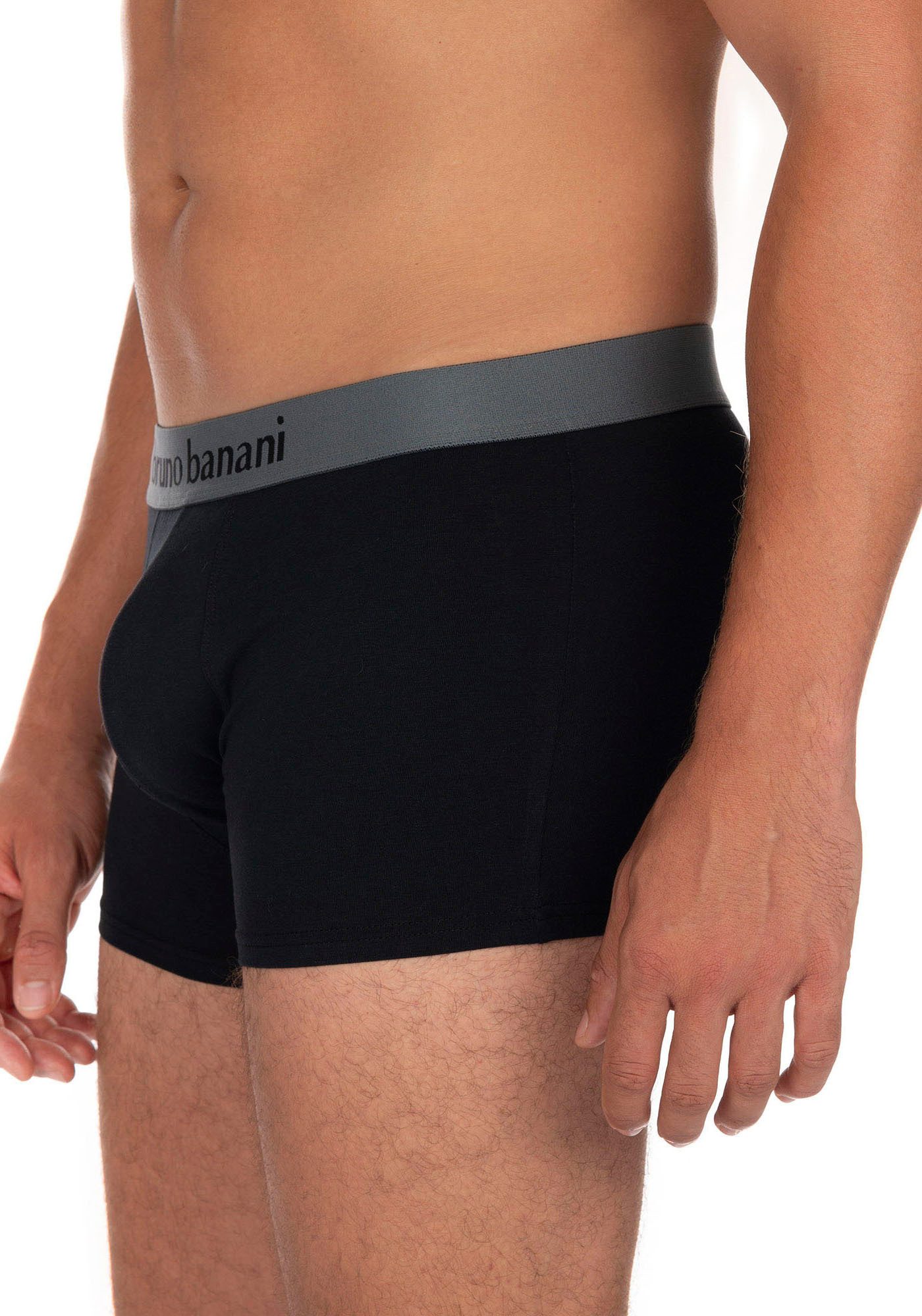 Bruno Banani Boxershort met contrasterend logo-tailleband (2 stuks, Set van 2)