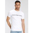calvin klein t-shirt core institutional logo slim tee wit