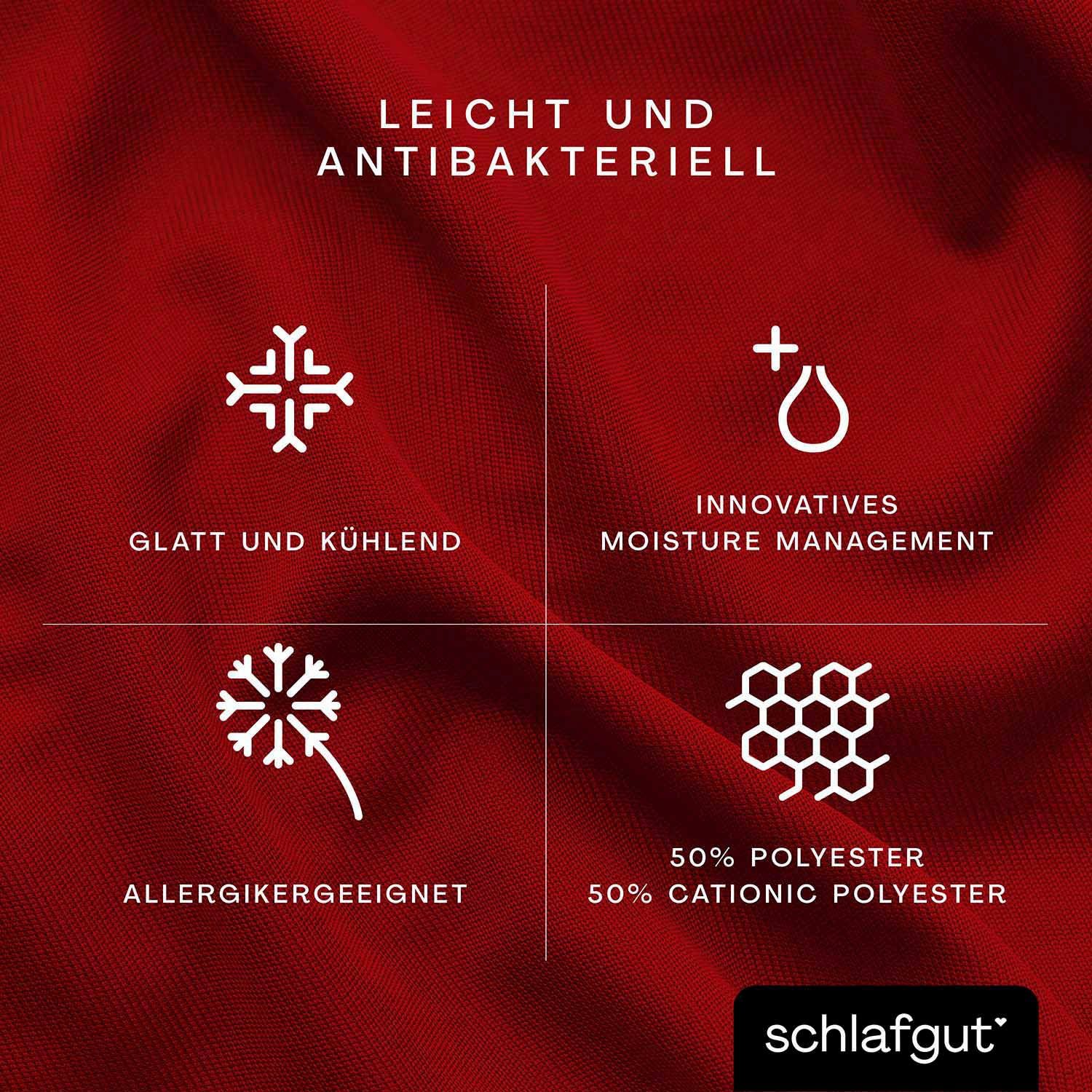Schlafgut Hoeslaken Cool Contact 100% gekamd microvezel (1 stuk)