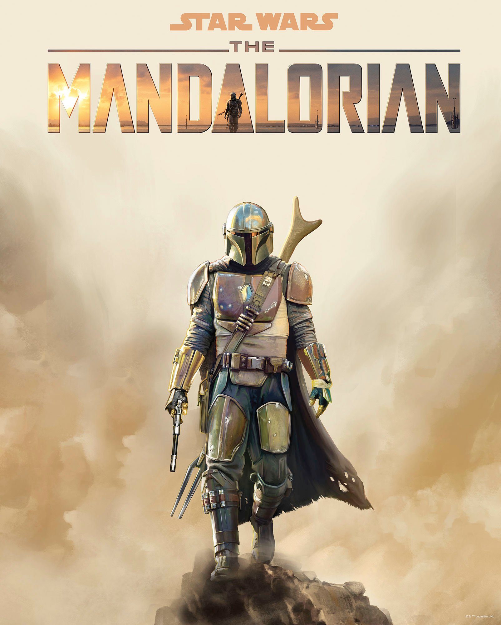 Komar Artprint Mandalorian Movie Poster (1 stuk)