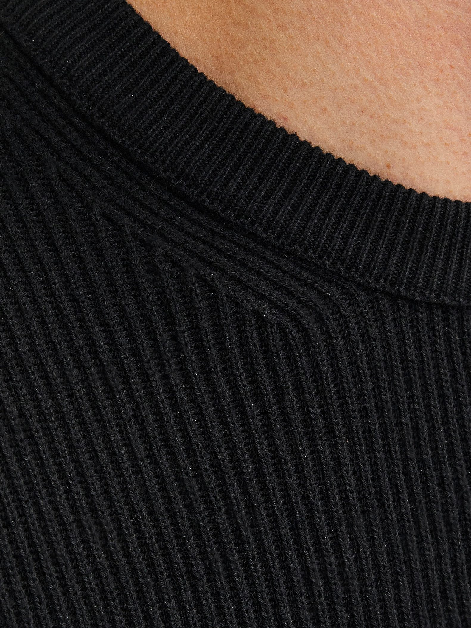 Jack & Jones Trui met ronde hals JJEPERFECT – Trui met onderhoudsvriendelijke kwaliteit, structure fit