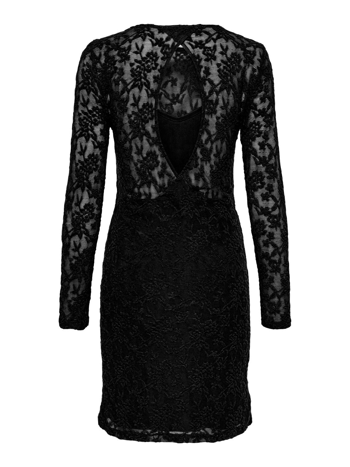 Only Mini-jurk ONLBLAISE L/S O-NECK DRESS JRS