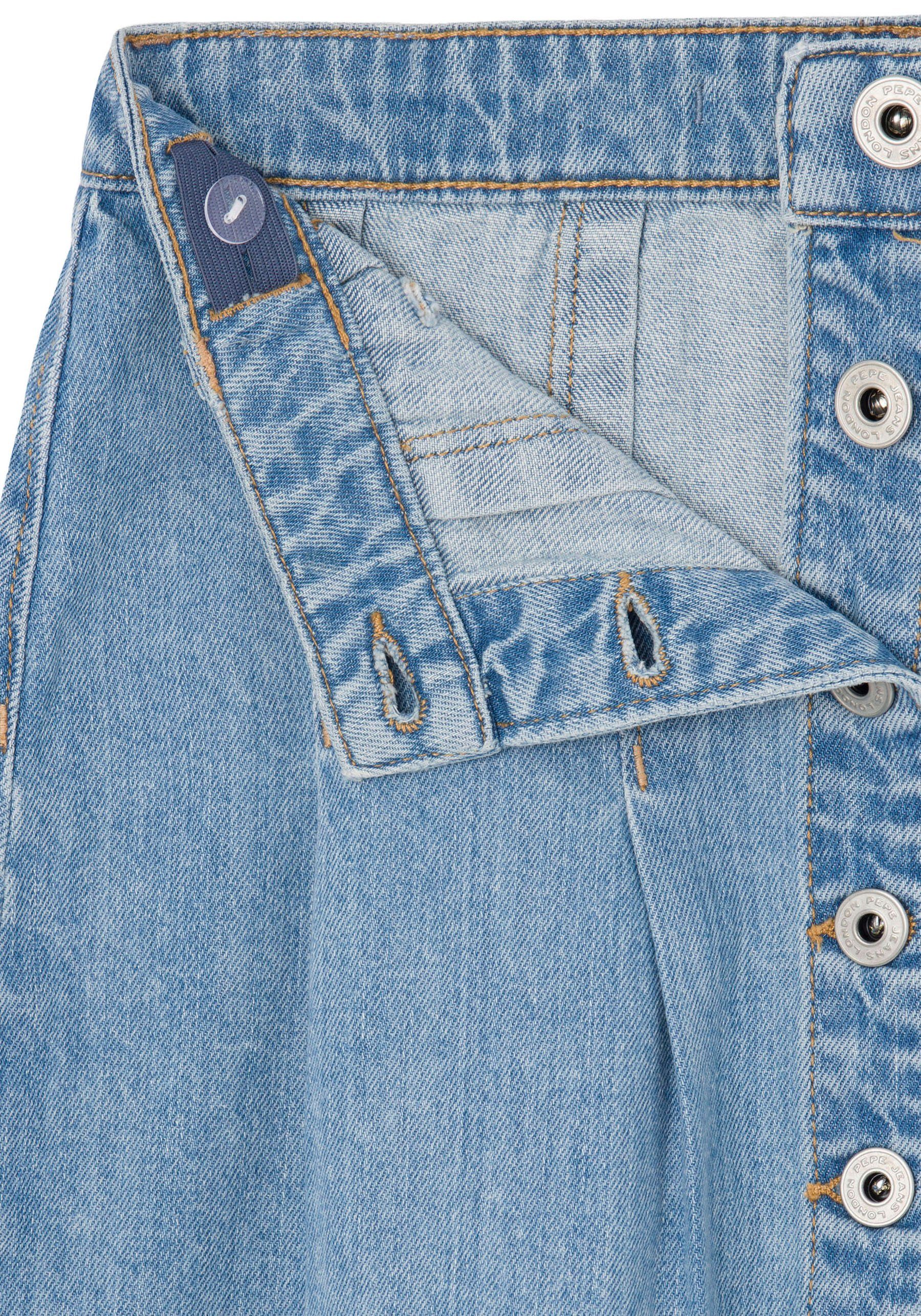 Pepe Jeans Rok in a-lijn met doorlopende knoopsluiting