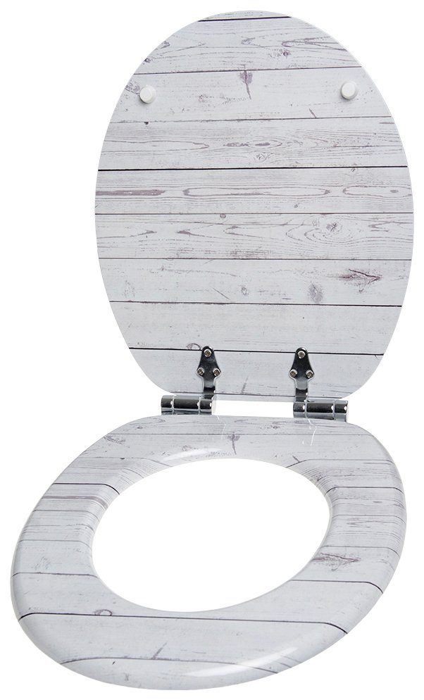 Sanilo Toiletzitting Timber met soft-closemechanisme