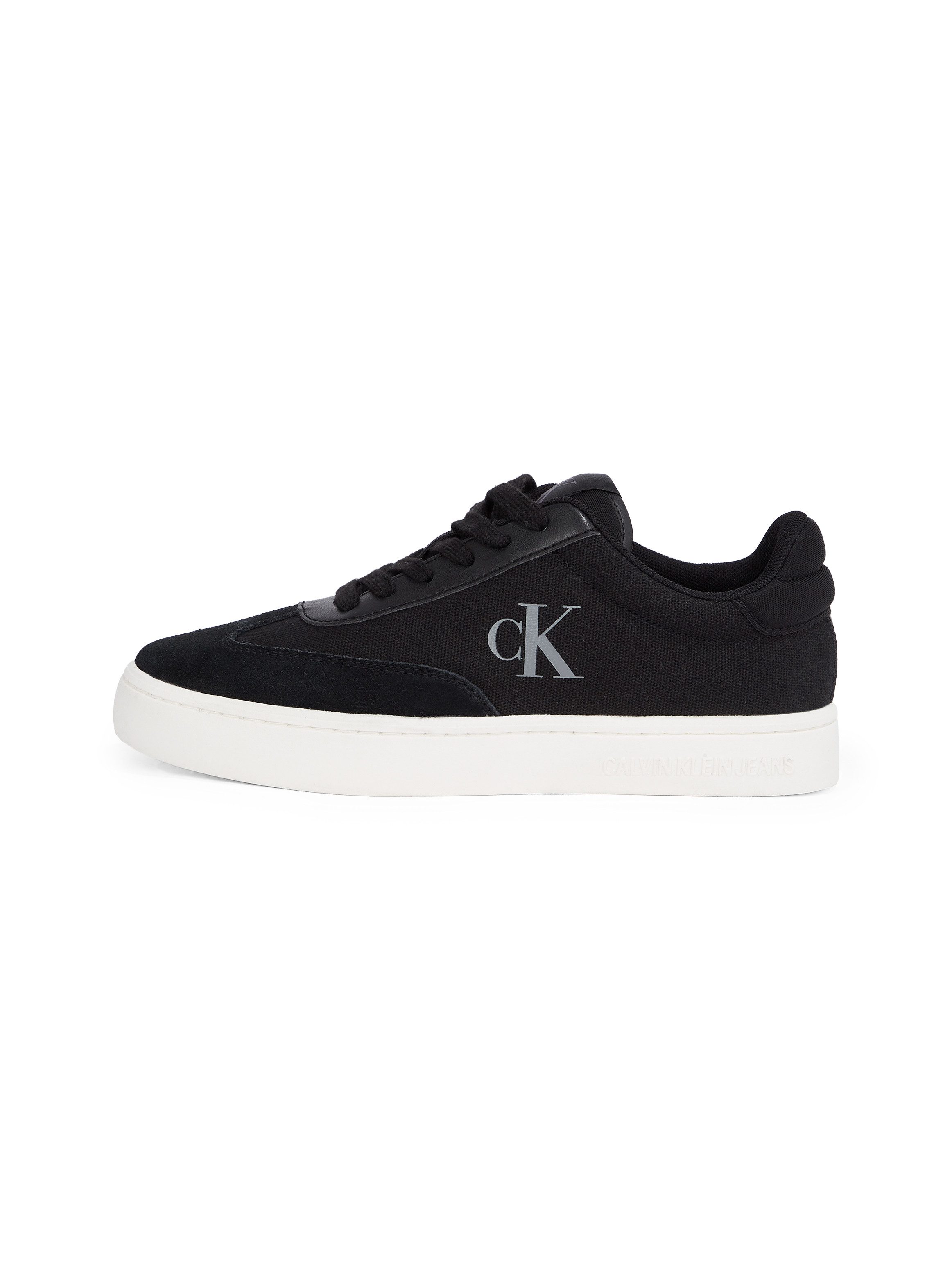 Calvin Klein Sneakers CLASSIC CUPSOLE LOW MIX MG WN veterschoenen, vrijetijdsschoen, lage schoen met logo-opschrift aan de zijkant