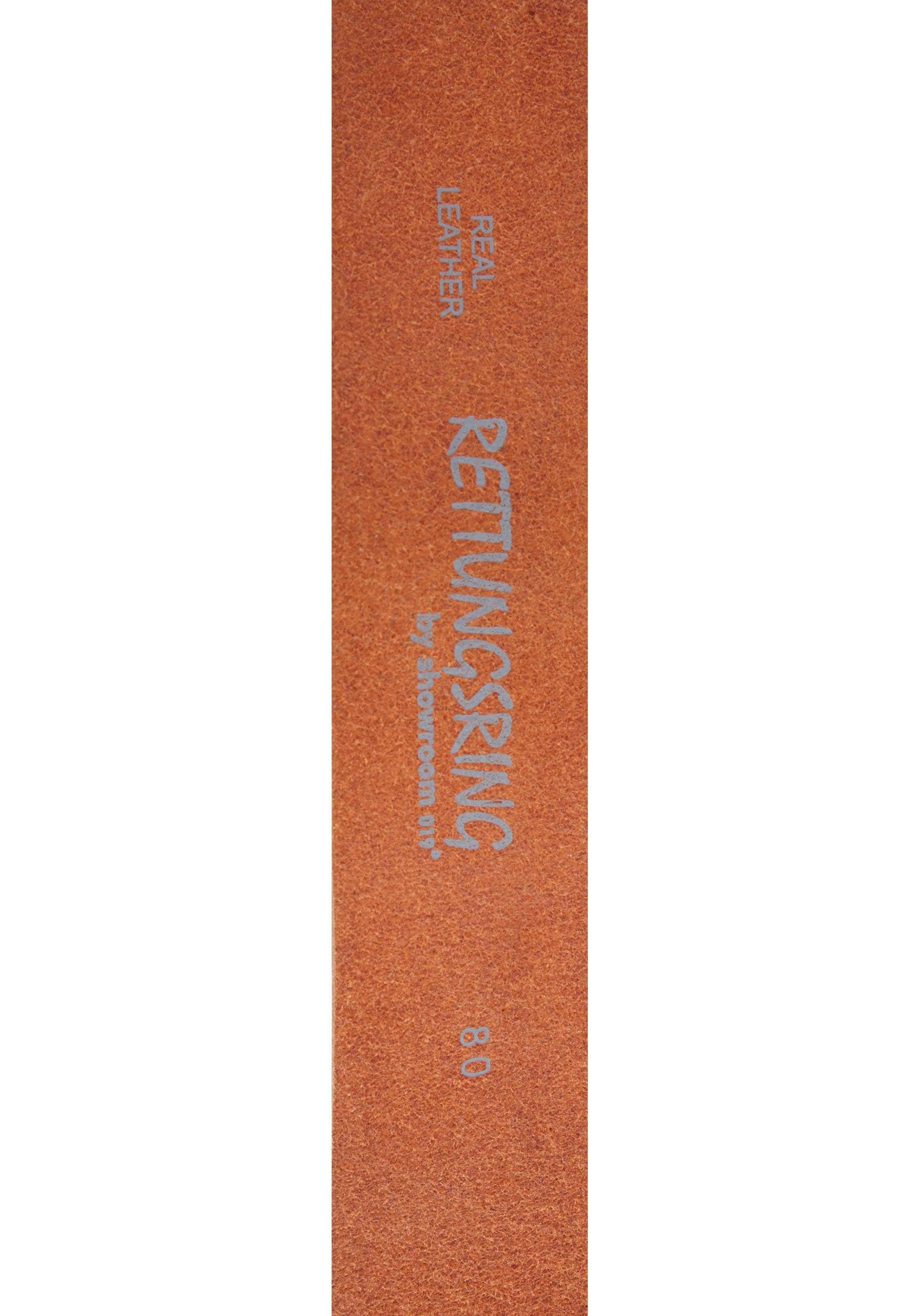 RETTUNGSRING by showroom 019° Leren riem met verwisselbare sluiting "sylt roze"