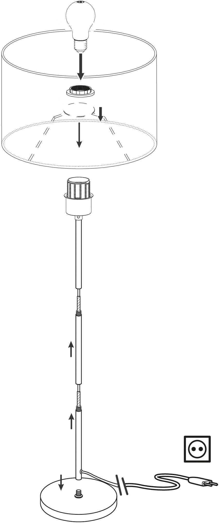 EGLO Staande lamp MASERLO
