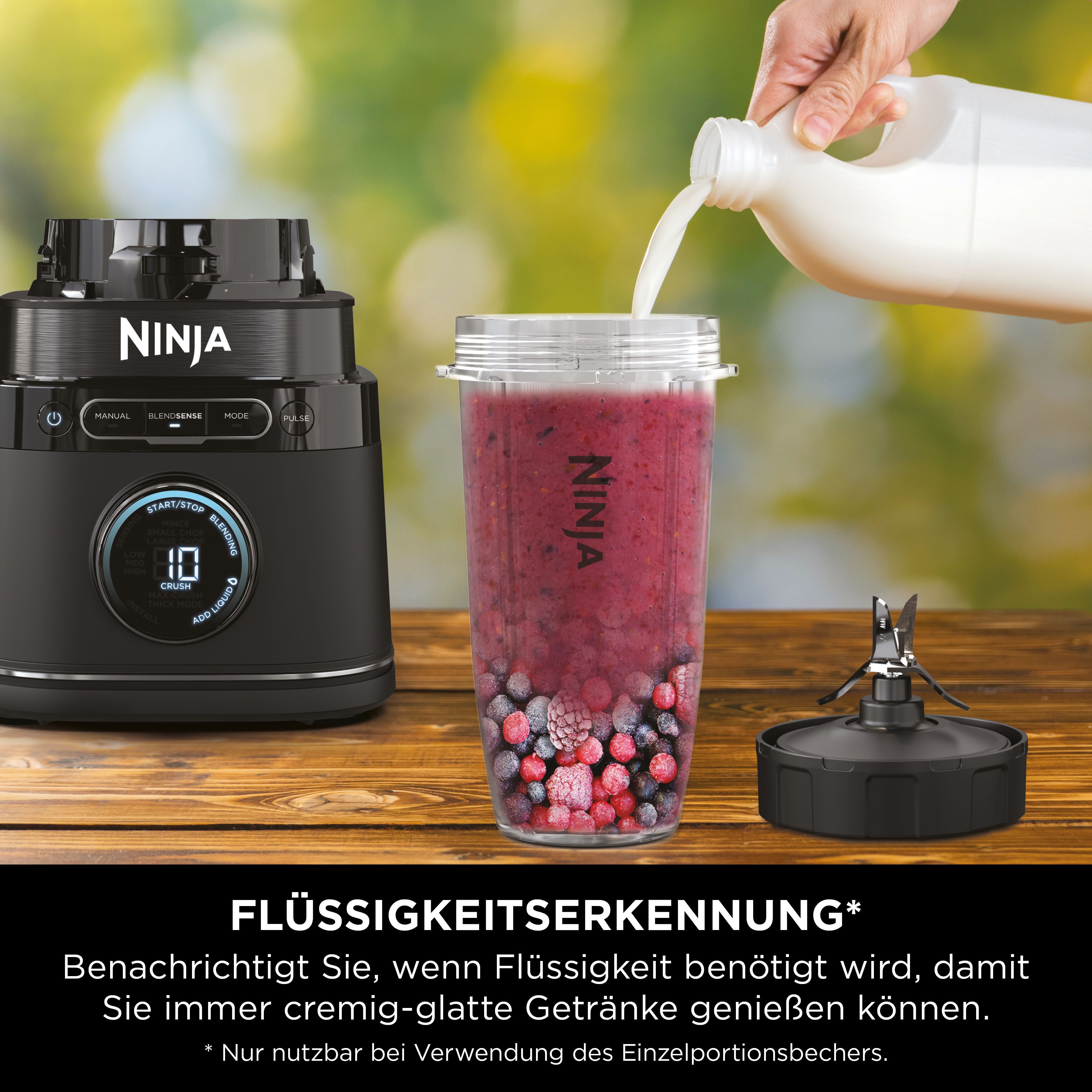 NINJA Blender Detect Power Mixer Pro für Einzelportionen TB301EU