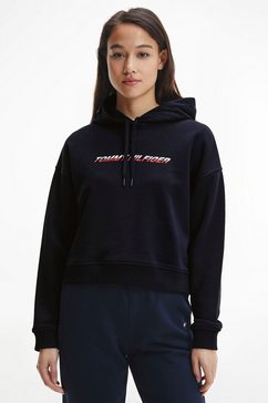 tommy sport hoodie regular graphic hoodie met tommy hilfiger logo-opschrift blauw