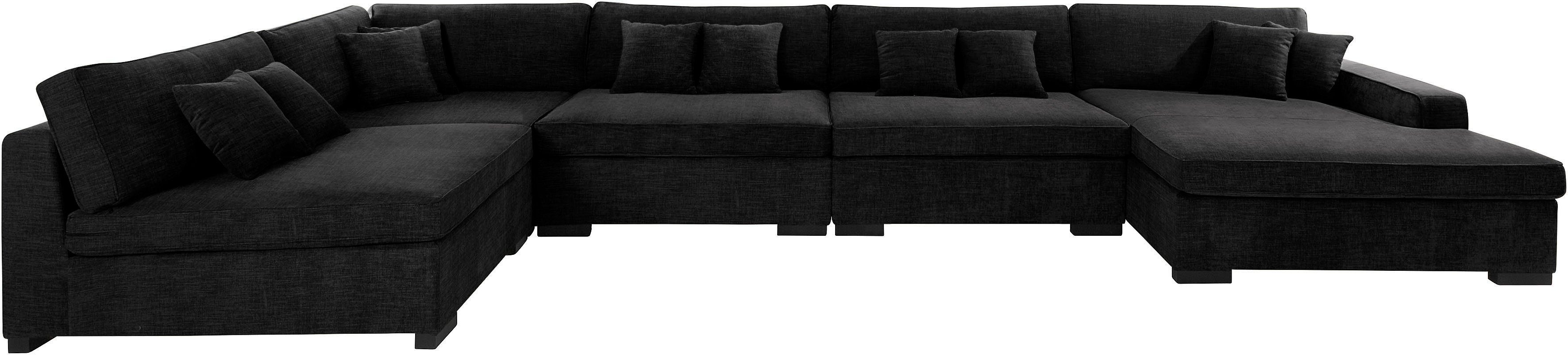 Guido Maria Kretschmer Home&Living Zithoek Skara XXL U-vorm Loungebank XXL met binnenveringsinterieur, in vele overtrekkwaliteiten