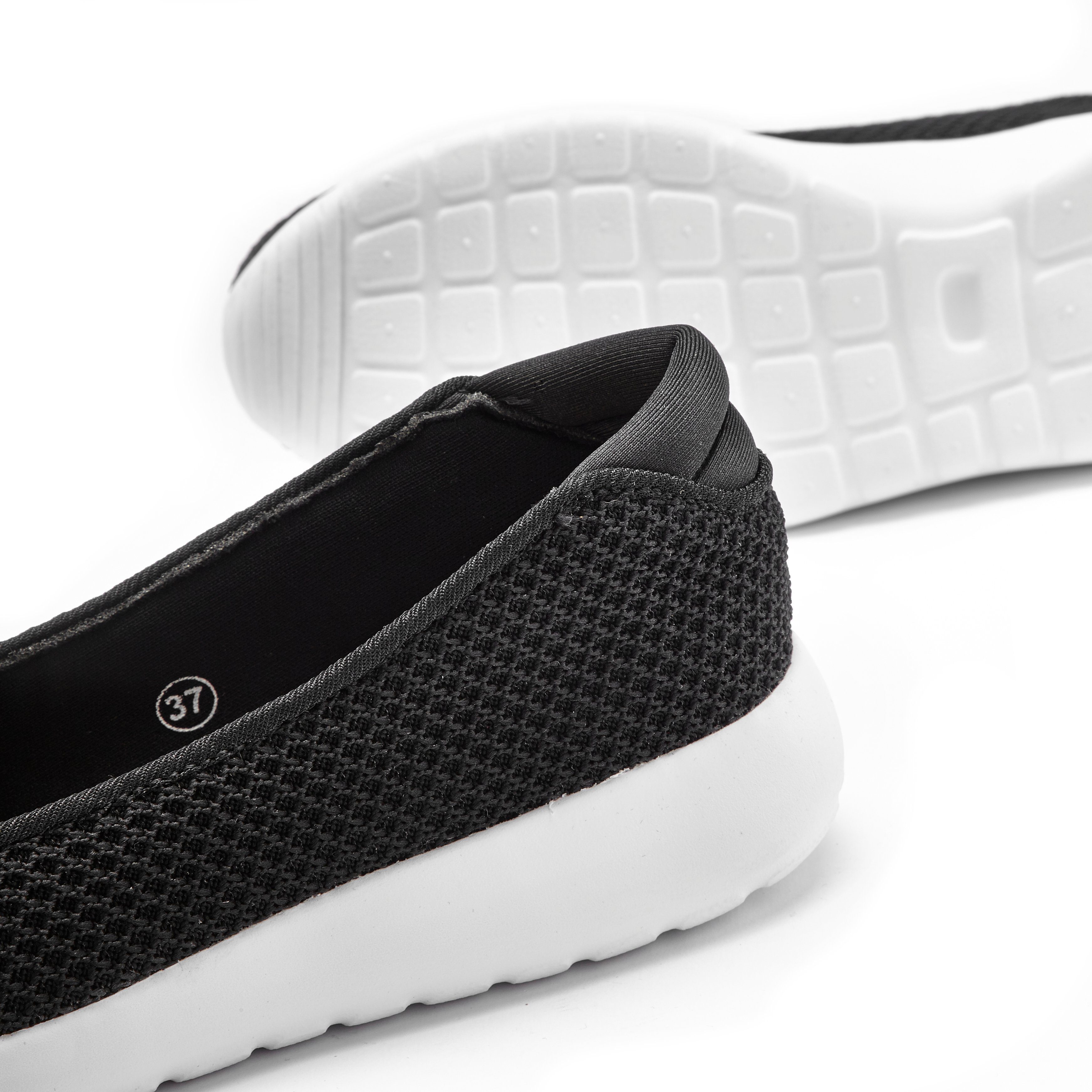 Lascana Ballerina's Vrijetijdsschoen, slipper, lage schoen, sneaker slip-in, lichte mesh-look