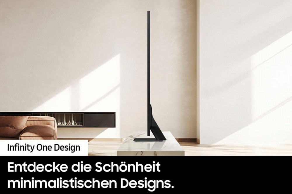 Samsung QLED mini led-tv, 214 cm / 85", 4K Ultra HD, Smart TV, Neural Quantum 4K AI Gen2-processor, mini LED, tot 144Hz