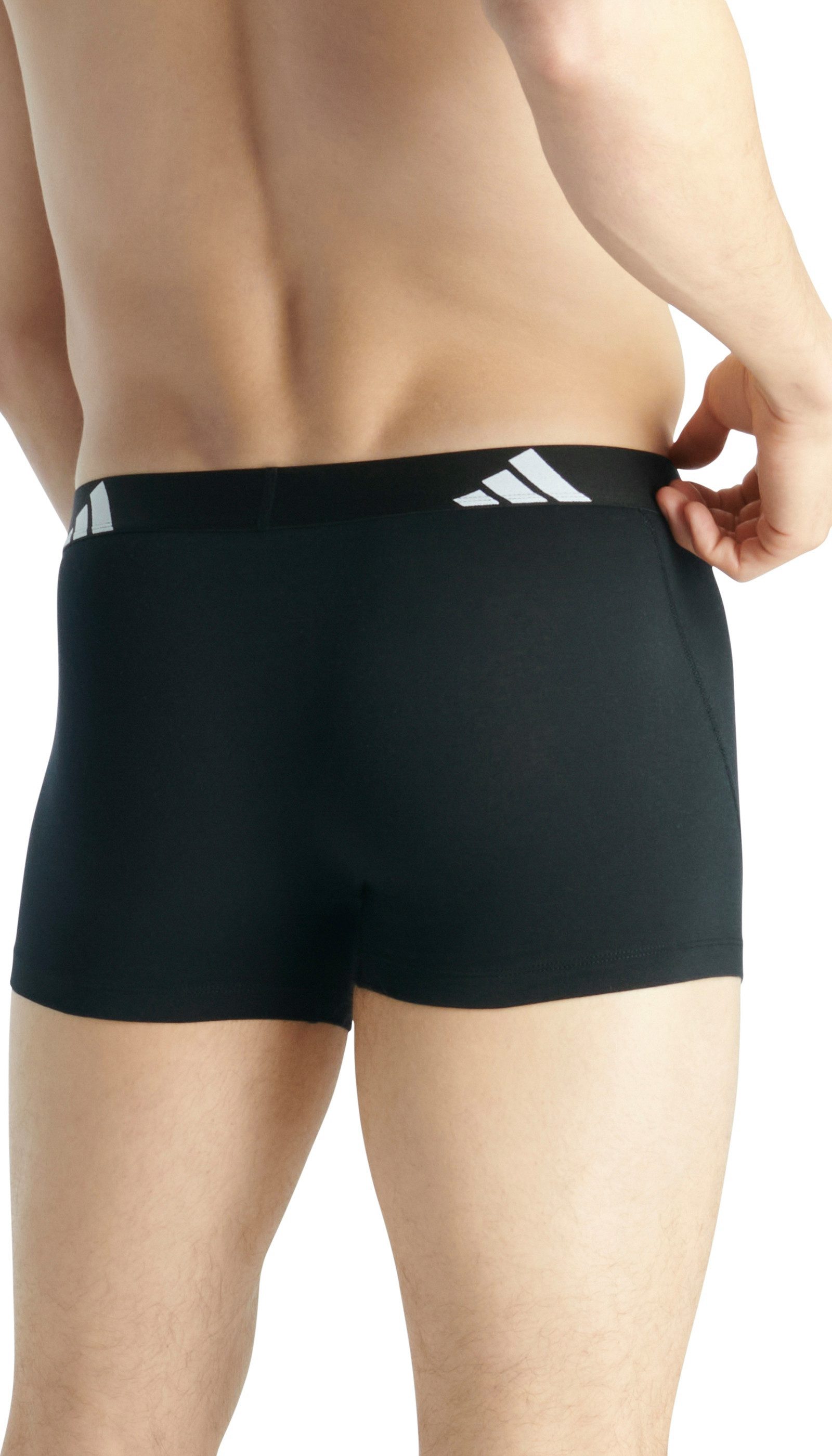 adidas Sportswear Trunk Active Flex Cotton met elastische logoband (Set van 3)