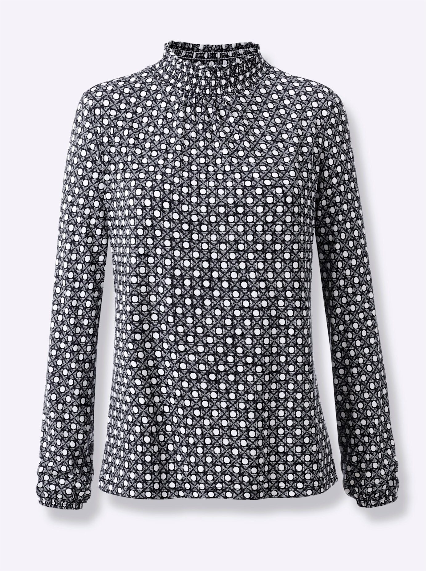 Classic Inspirationen Shirt met lange mouwen Shirt met opstaand kraagje (1-delig)