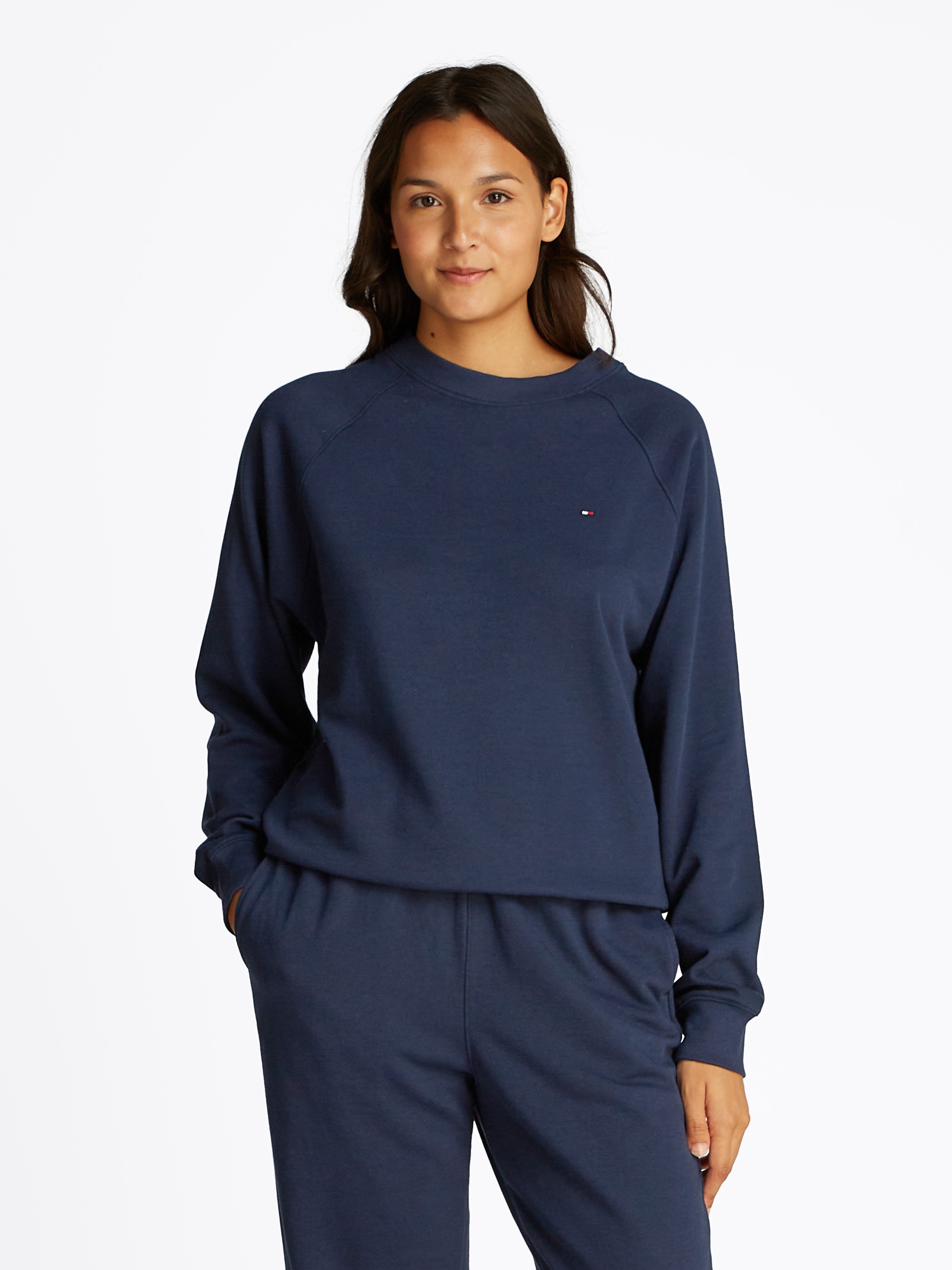 Tommy Hilfiger Underwear Sweatshirt TRACK TOP met geborduurd logo