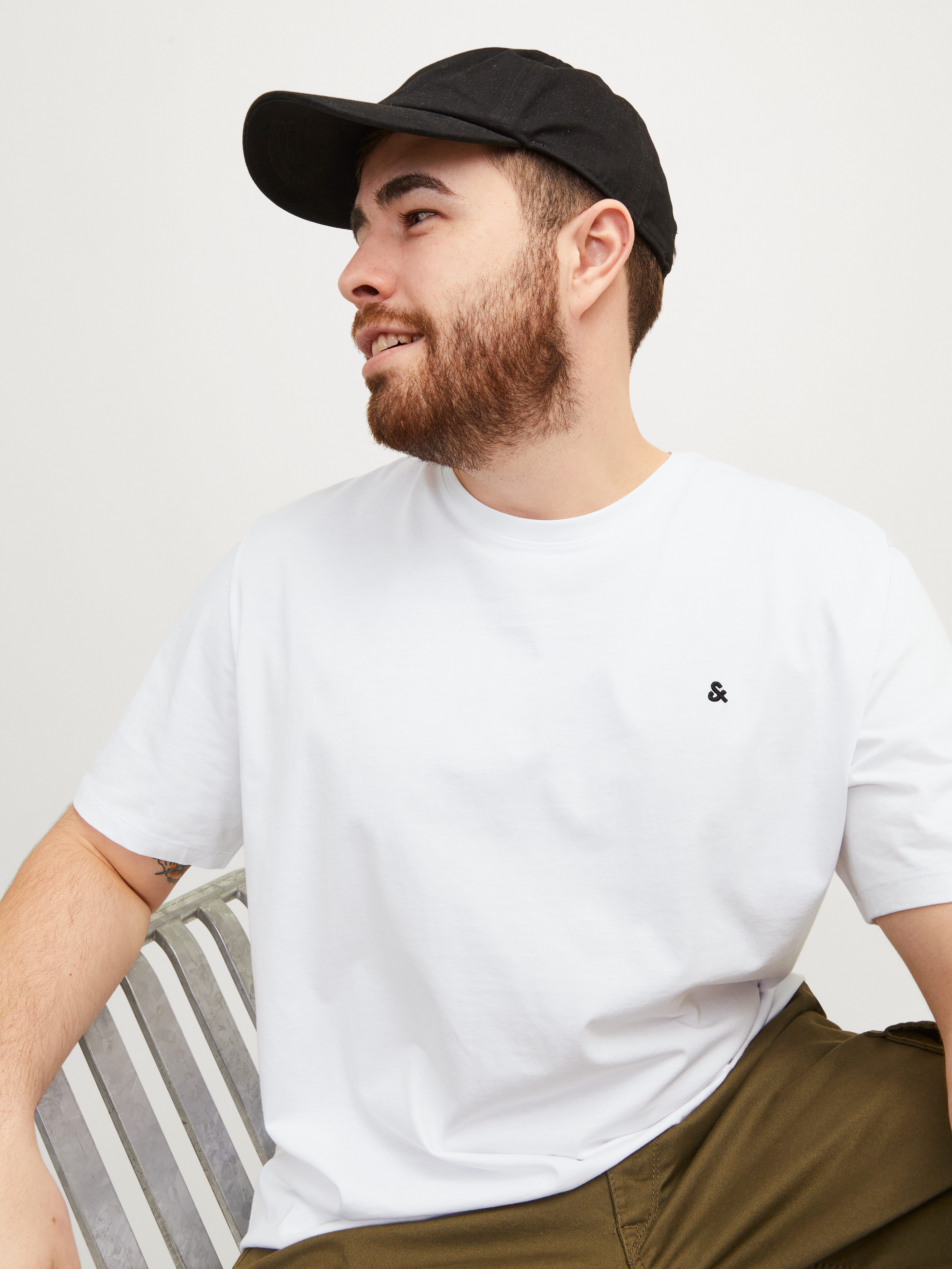 Jack & Jones PlusSize T-shirt JJEPAULOS TEE SS CREW NECK NOOS PLS